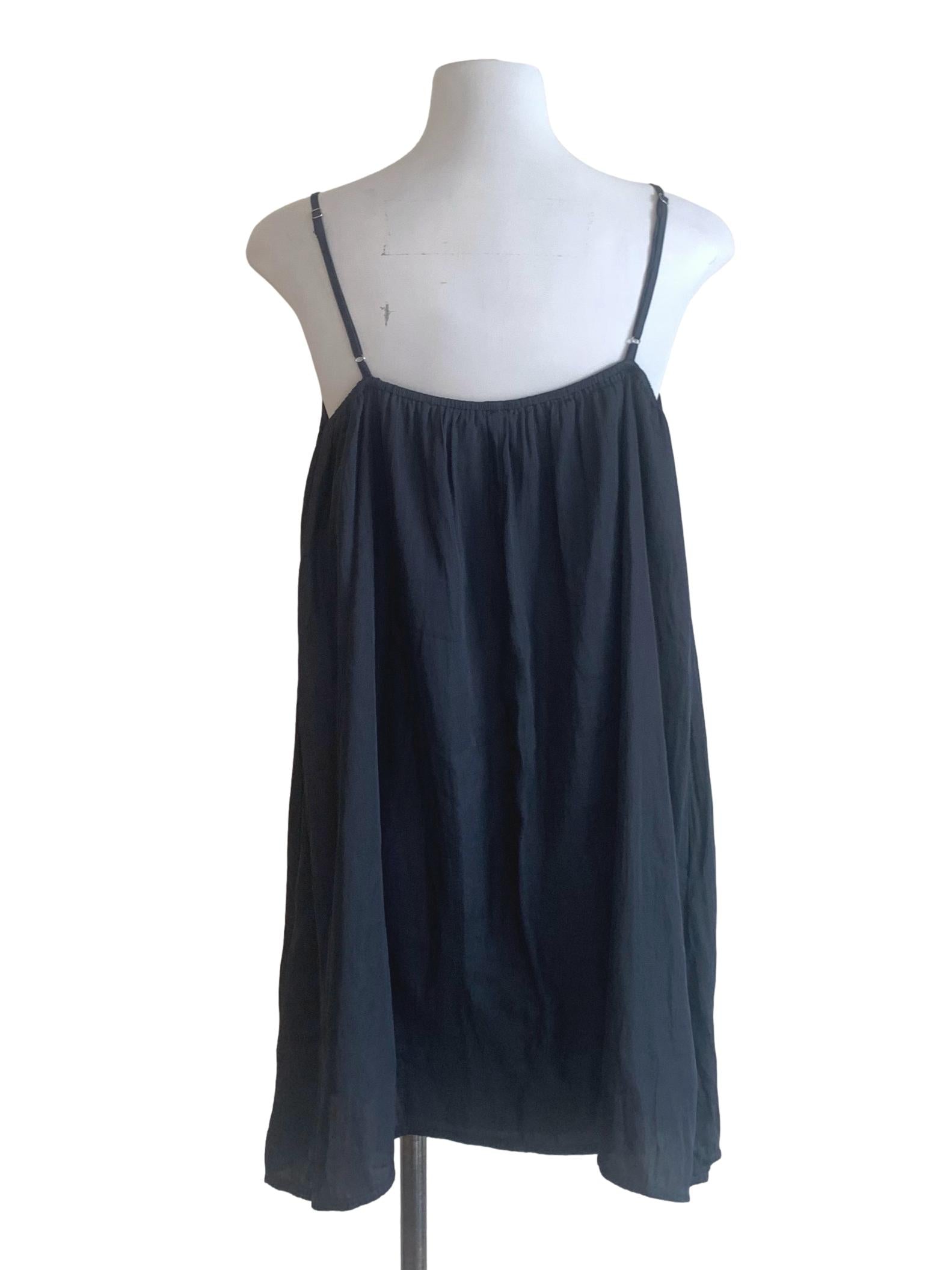 Lead Grey Spaghetti Strap Dress