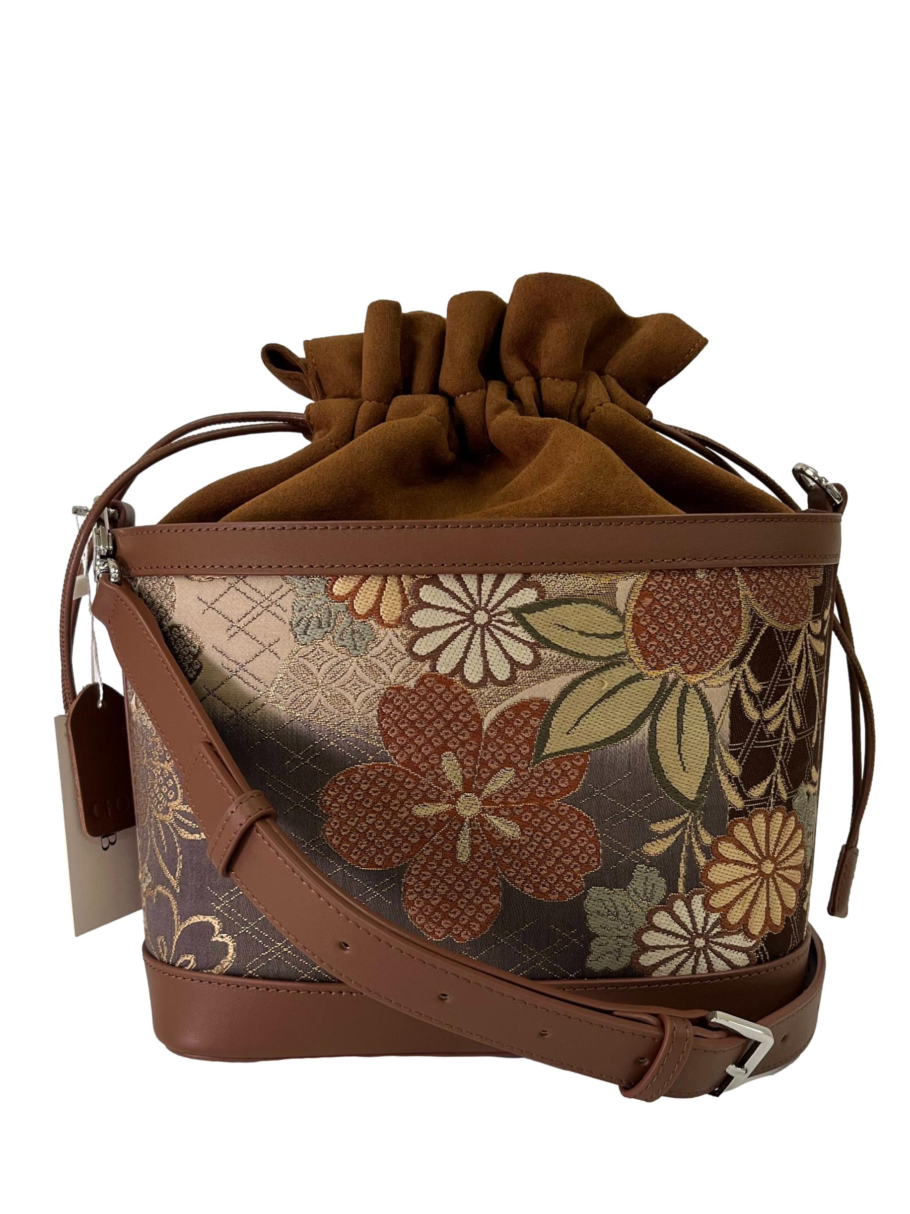 Brown Leather Bucket Bag CSN