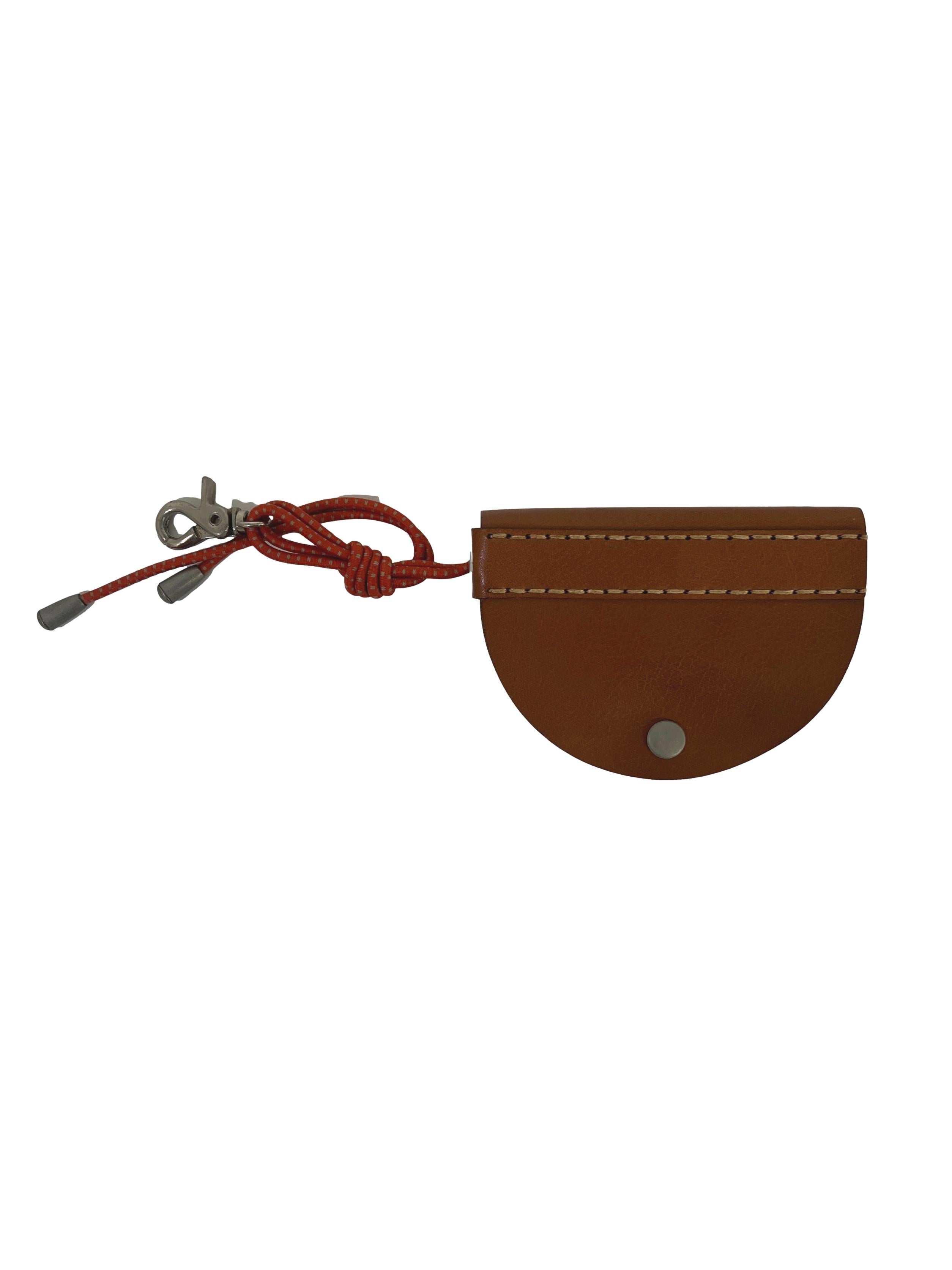 Brown Leather Cookie Key Holder