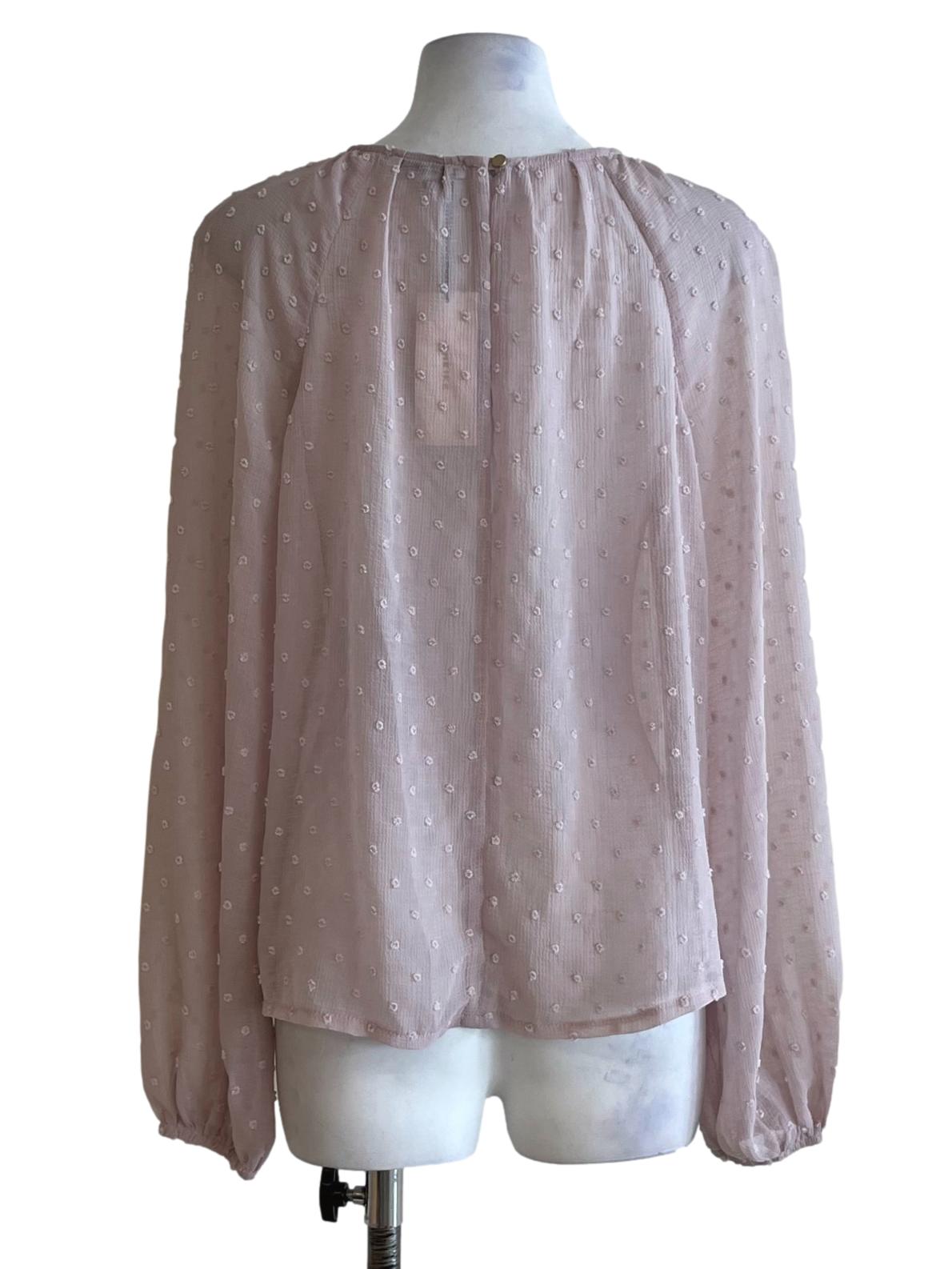 Periwinkle Purple Jewel Neckline Blouse