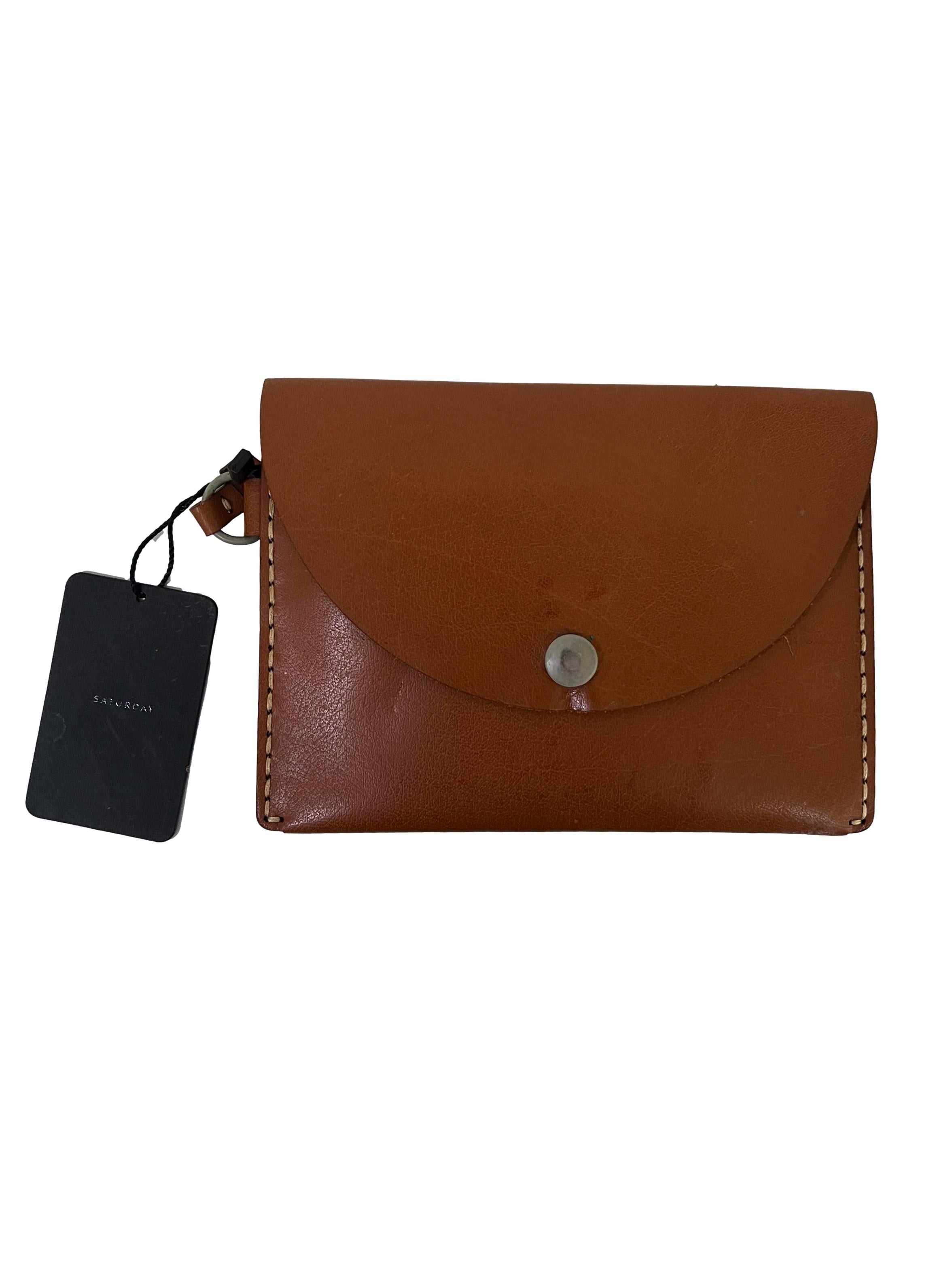Brown Leather Abby Tan Wallet