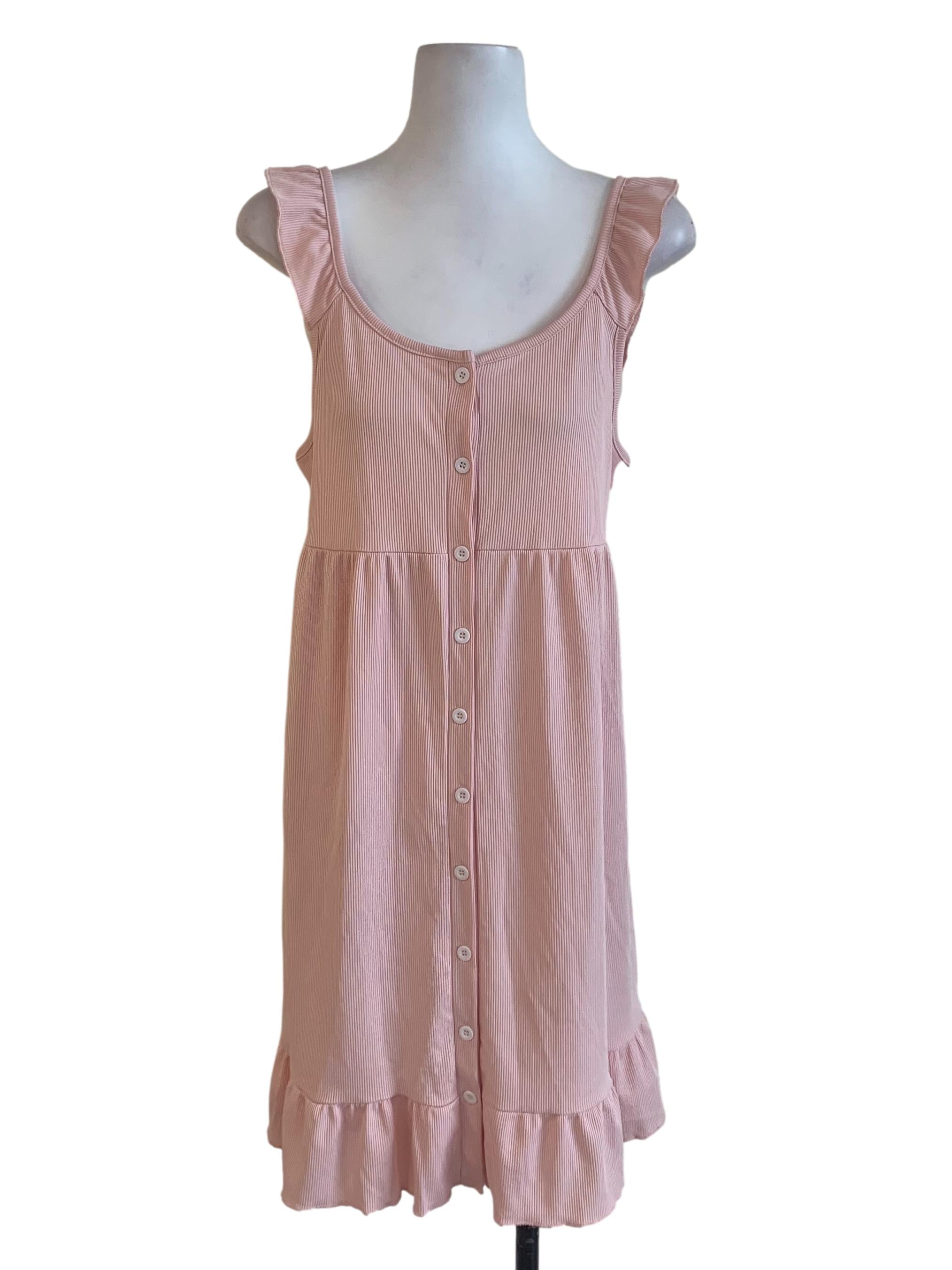 Blush Pink Tunic Dress