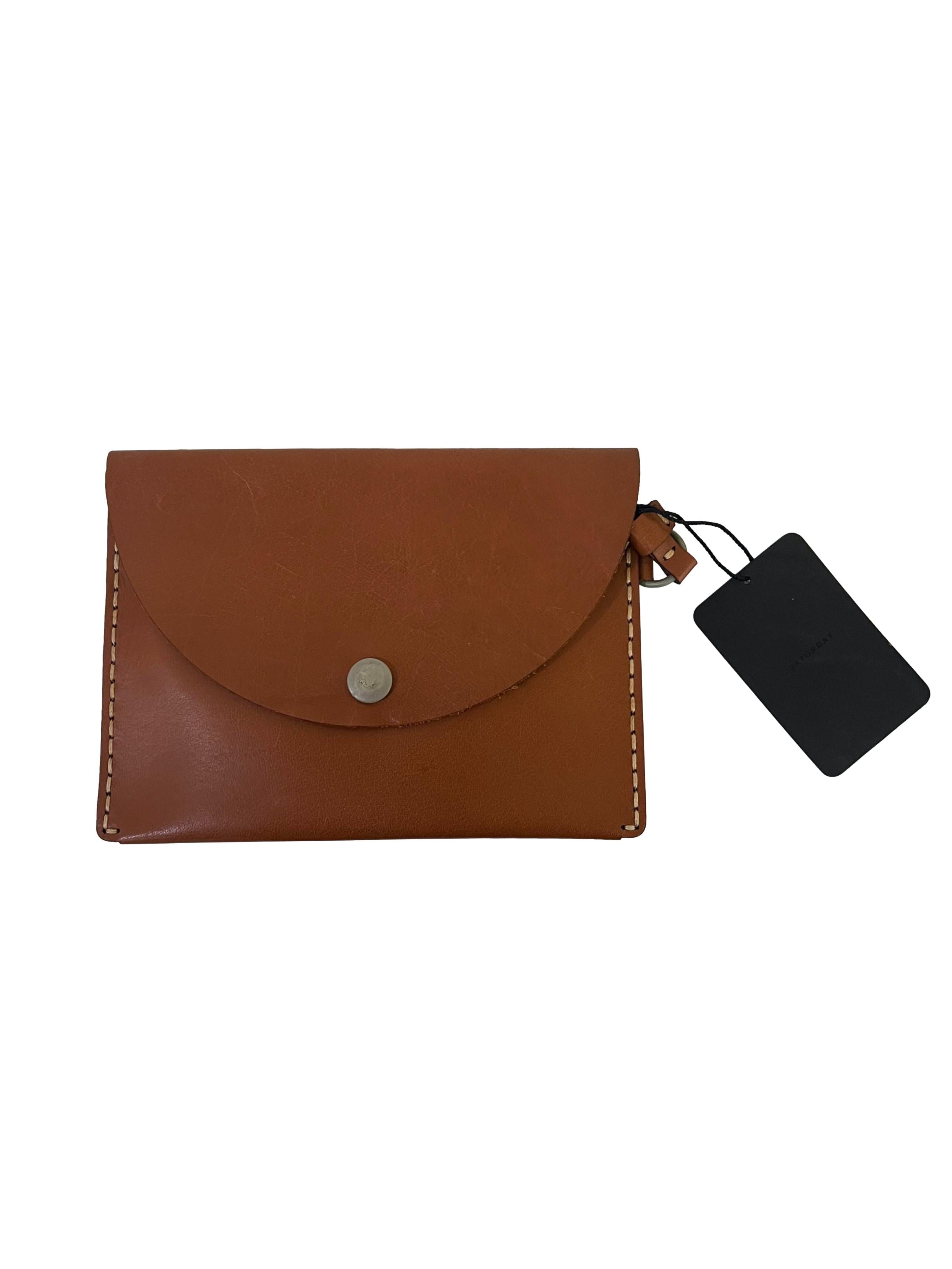 Brown Leather Abby Tan Wallet