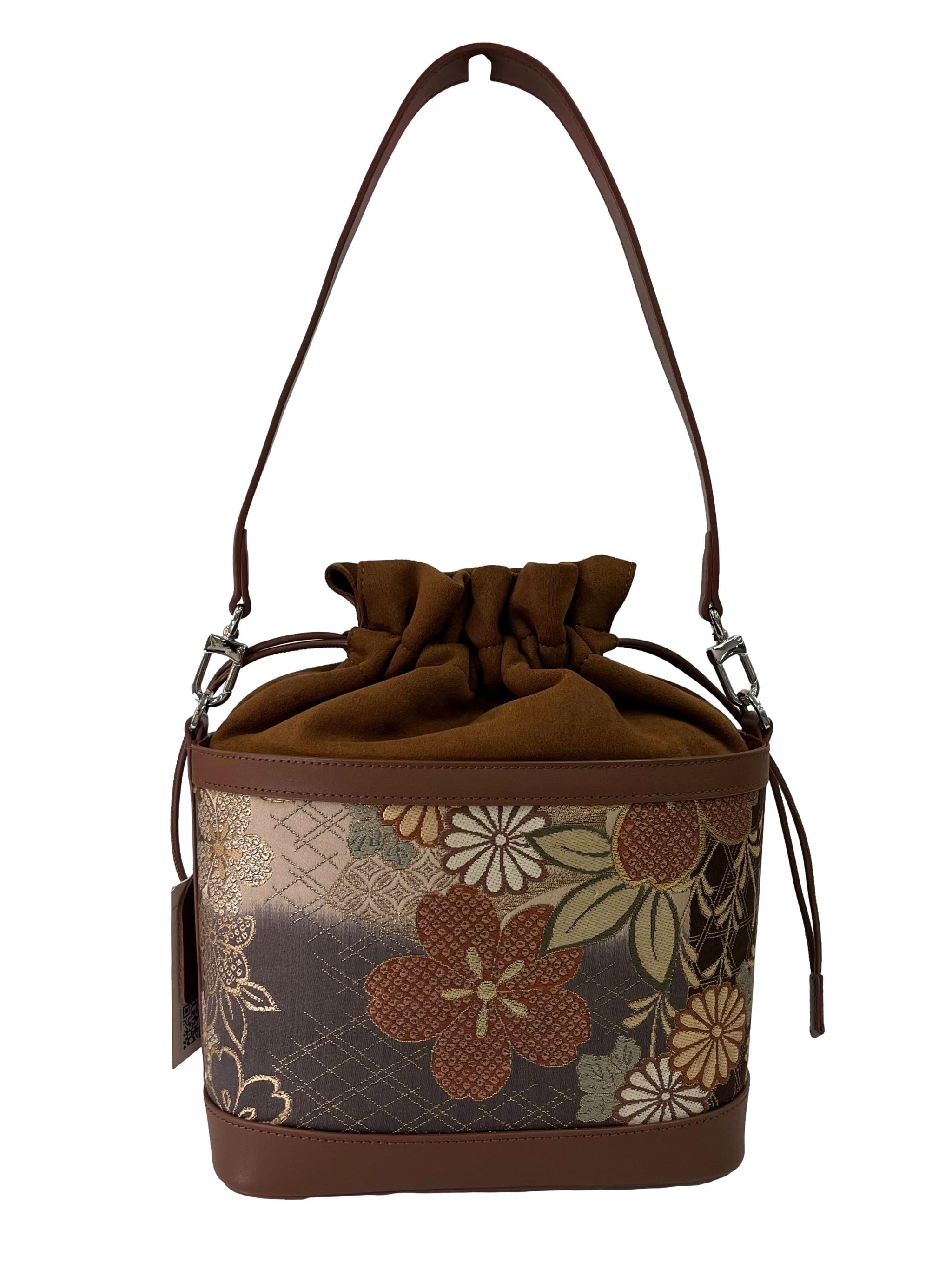 Brown Leather Bucket Bag CSN