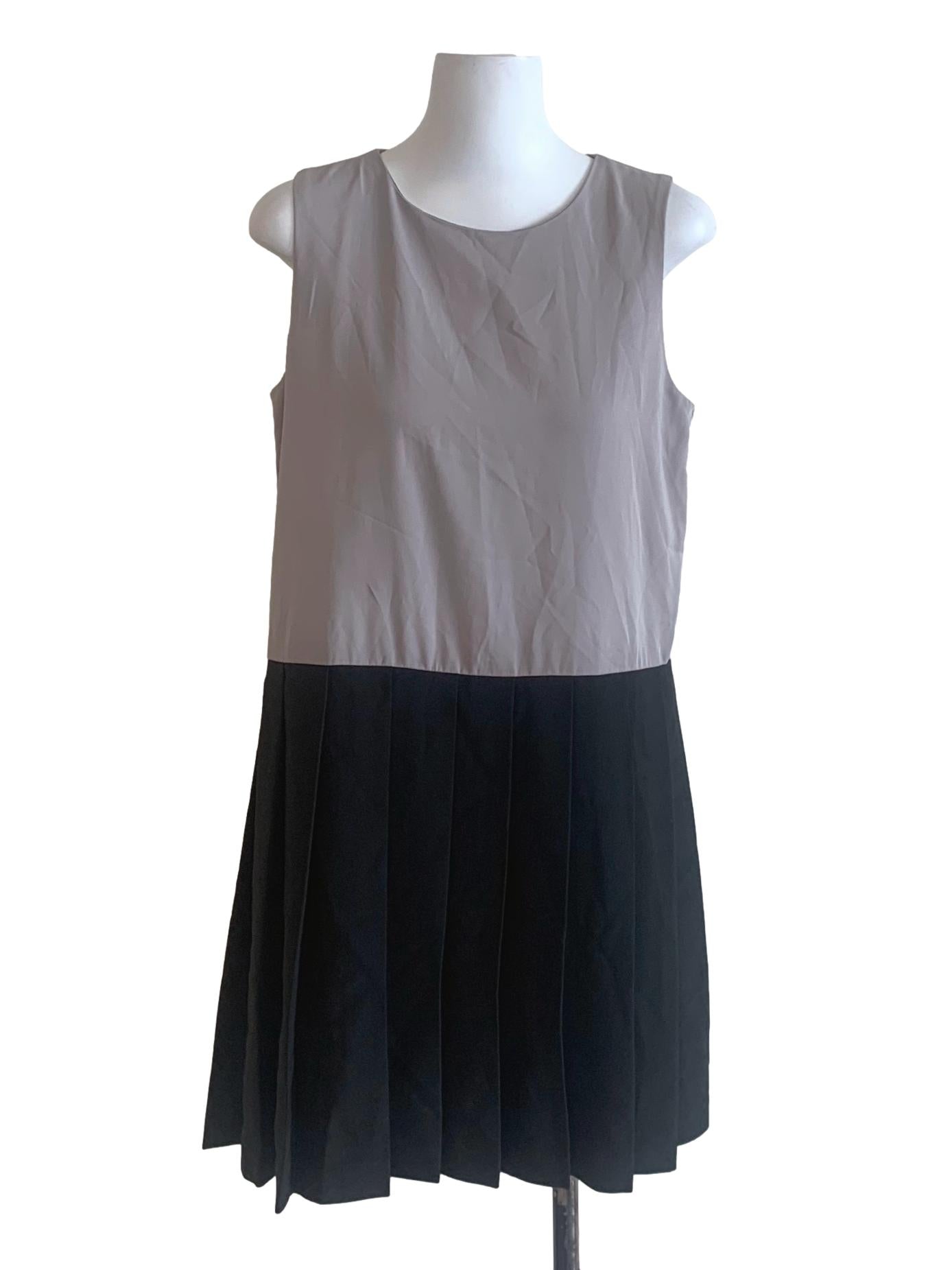 Coin Grey Trapezoid Dress YHF