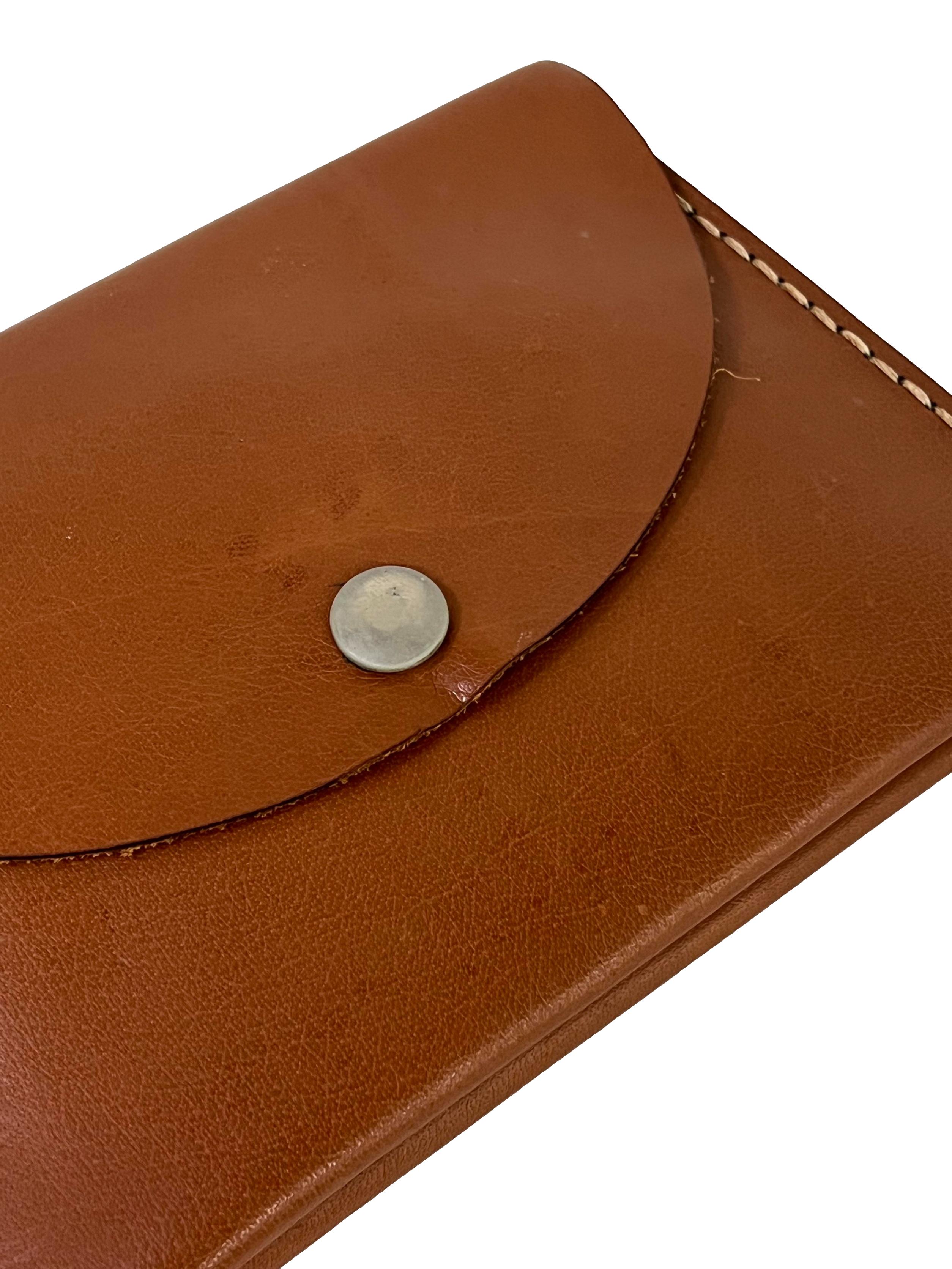 Brown Leather Abby Tan Wallet