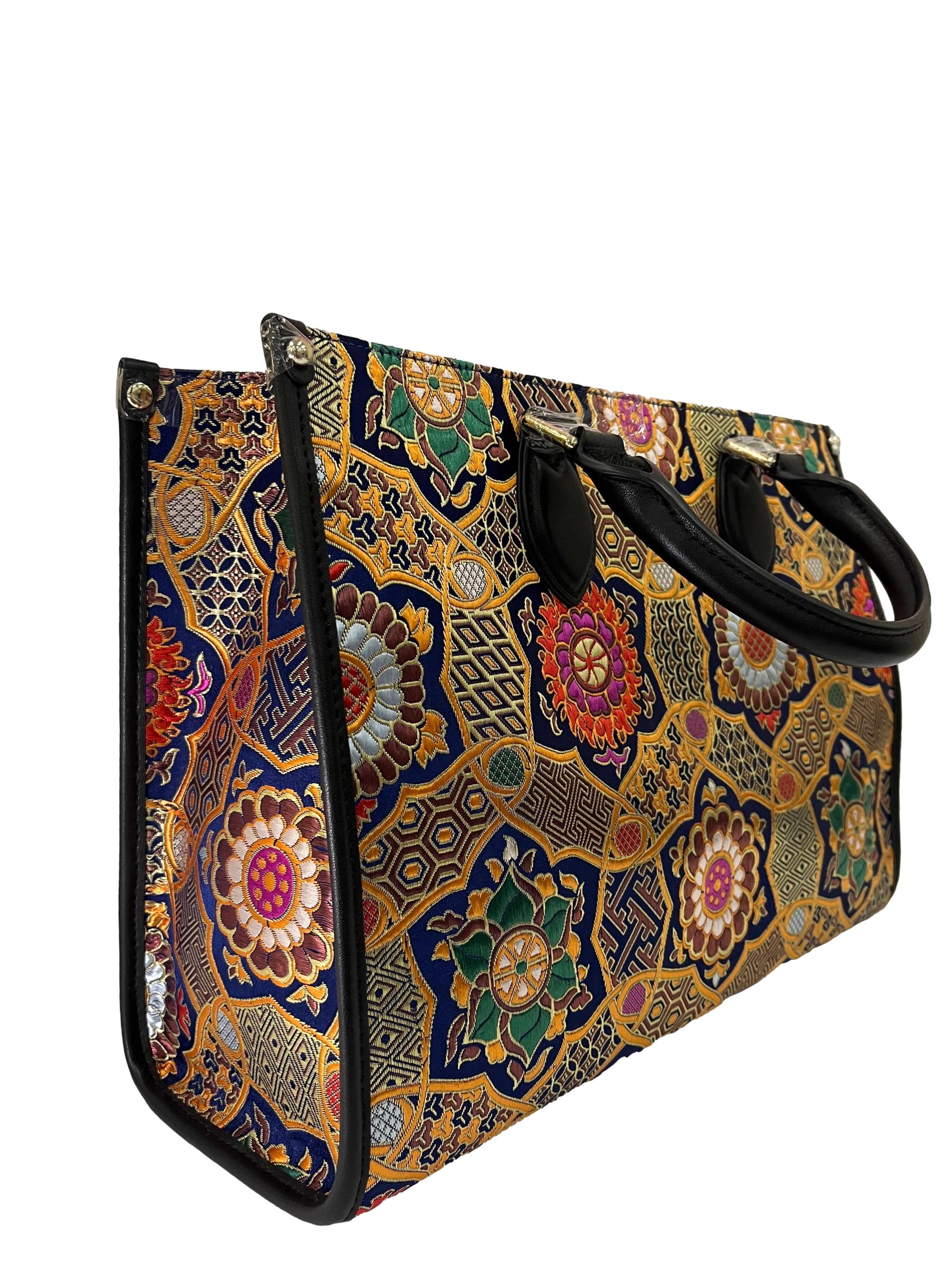 Multicolour PU Leather Handbag CSN