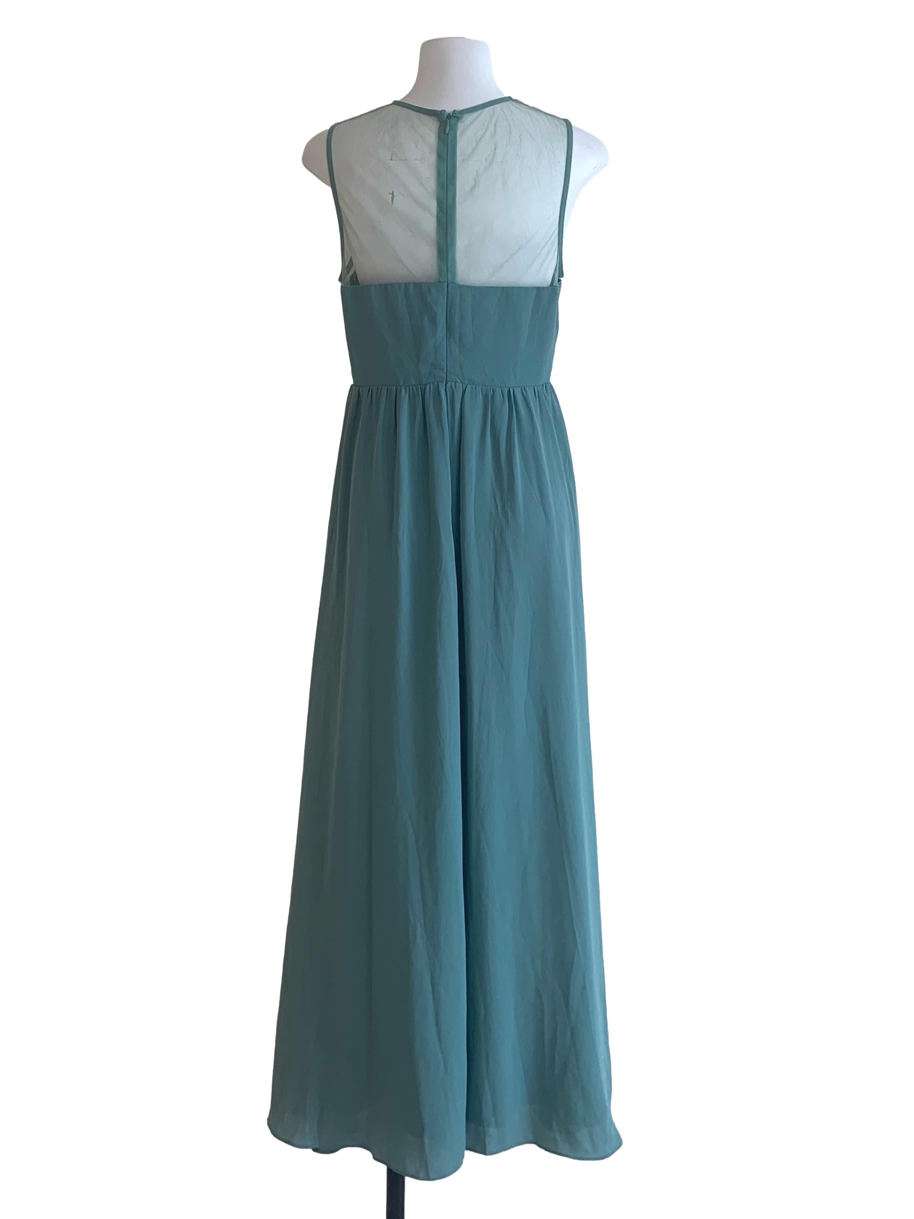 Ocean Blue Empire Dress LB