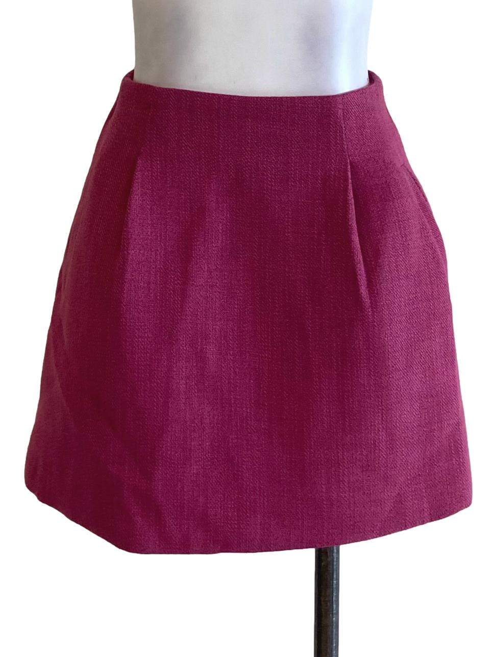 Hot Pink Tweed Skorts