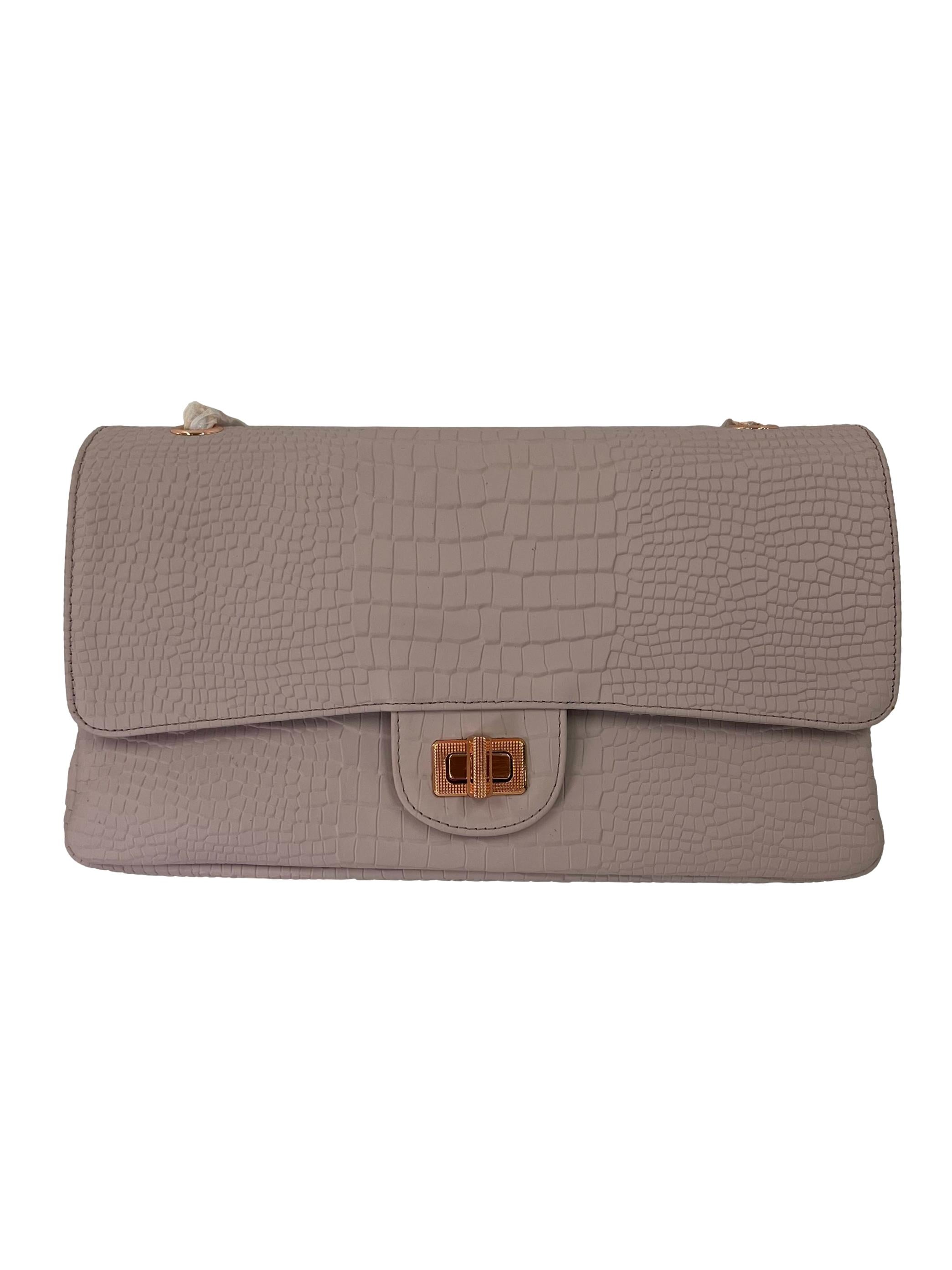 Pastel Purple Leather Aure Quinn Crossbody Bag CSN