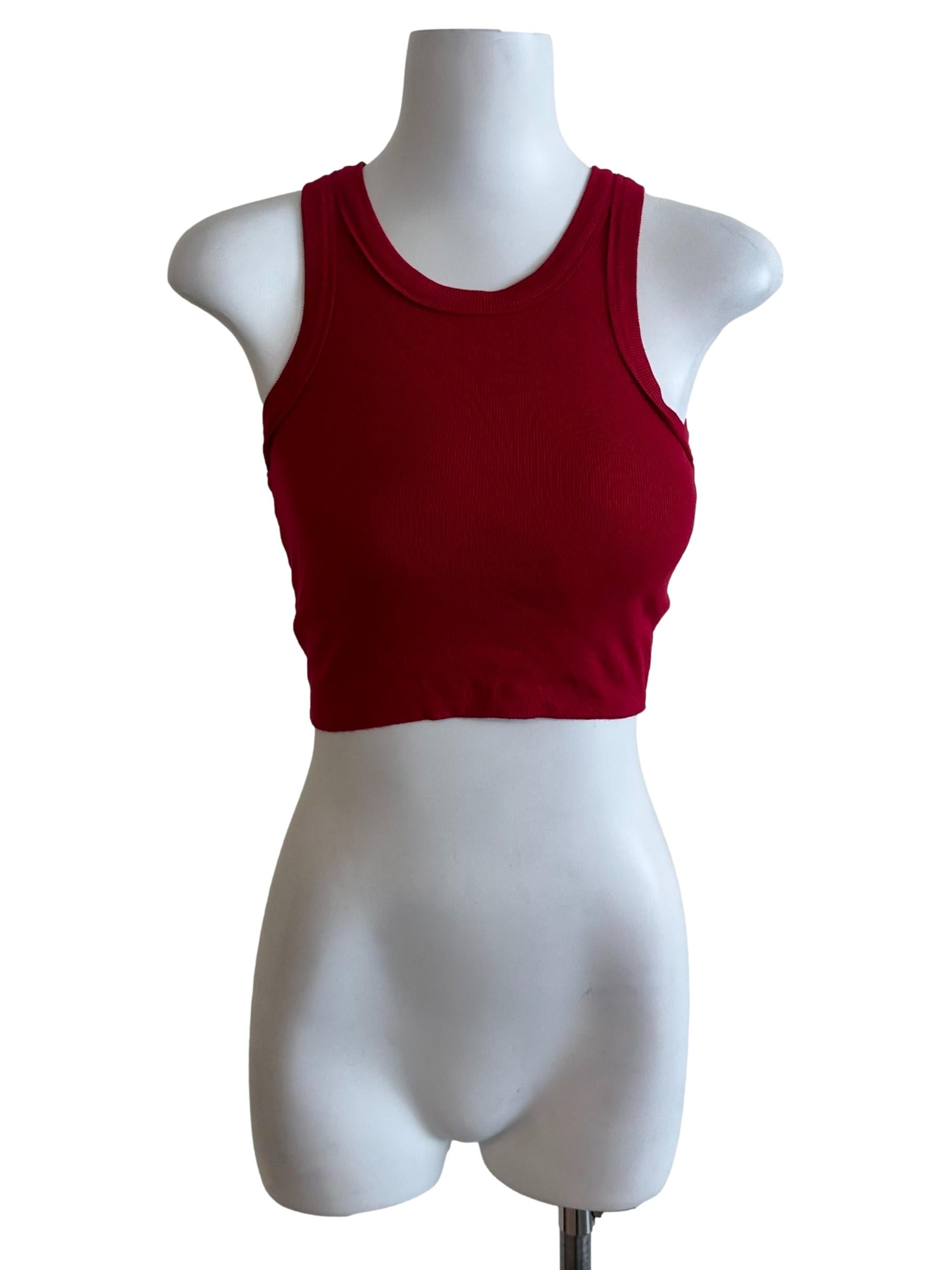 Ruby Red Knit Tank Top