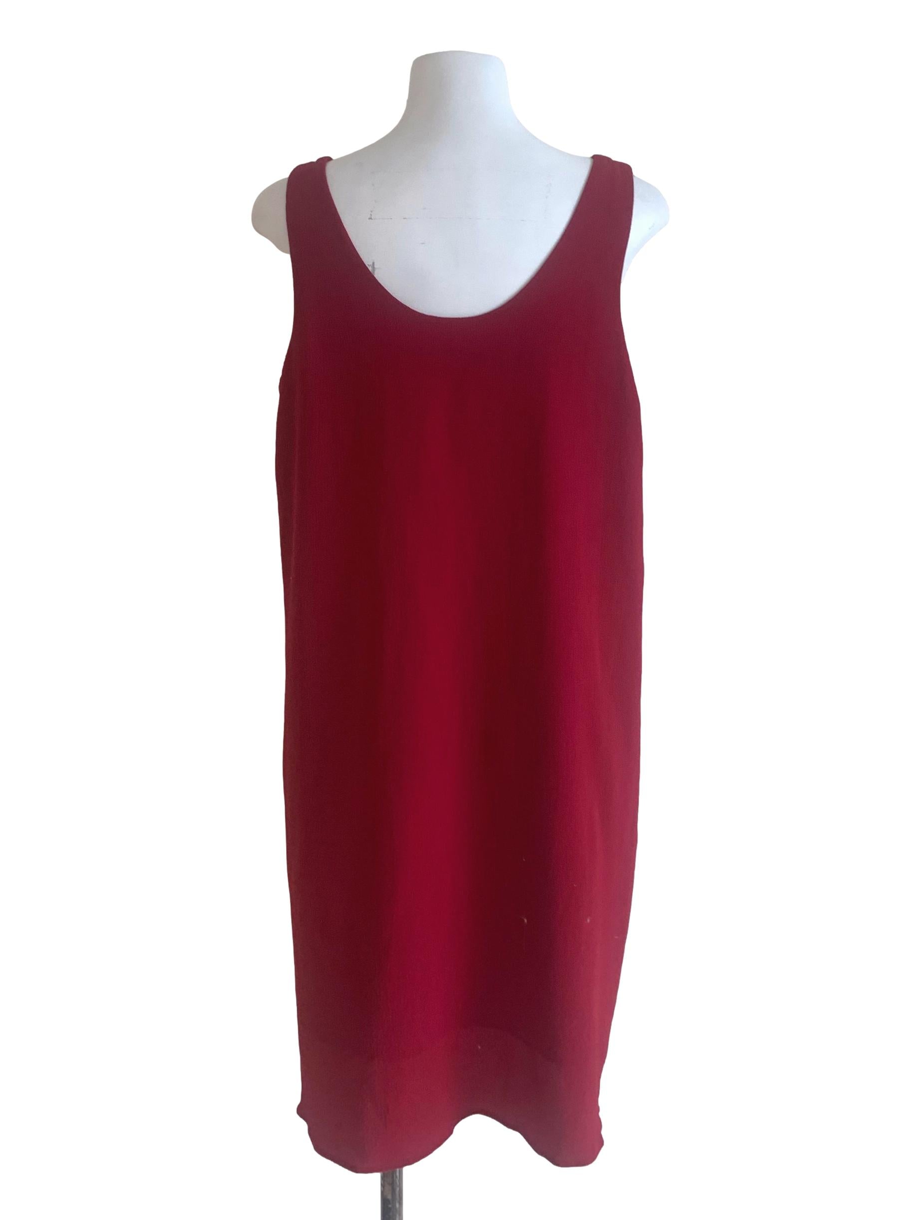 Garnet Red Tunic Dress