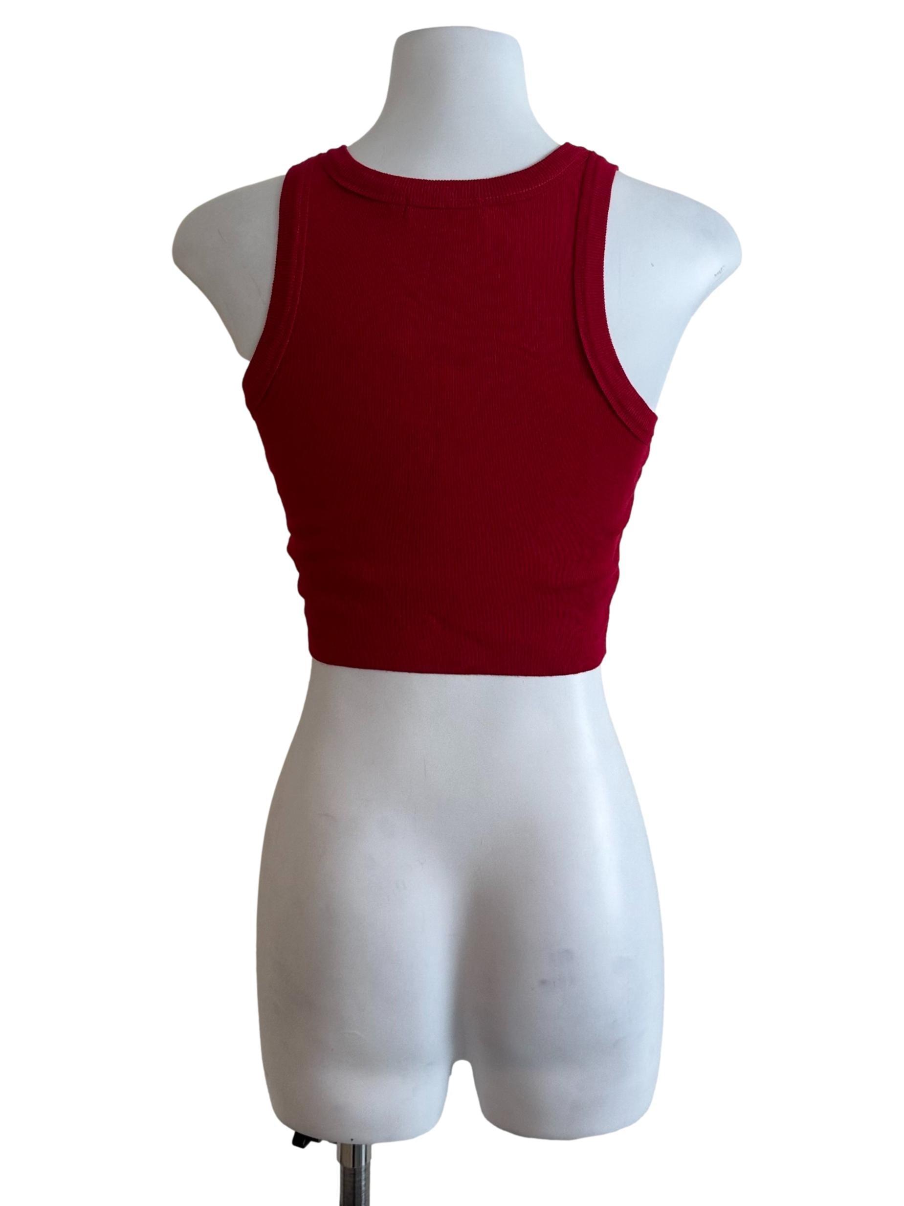 Ruby Red Knit Tank Top