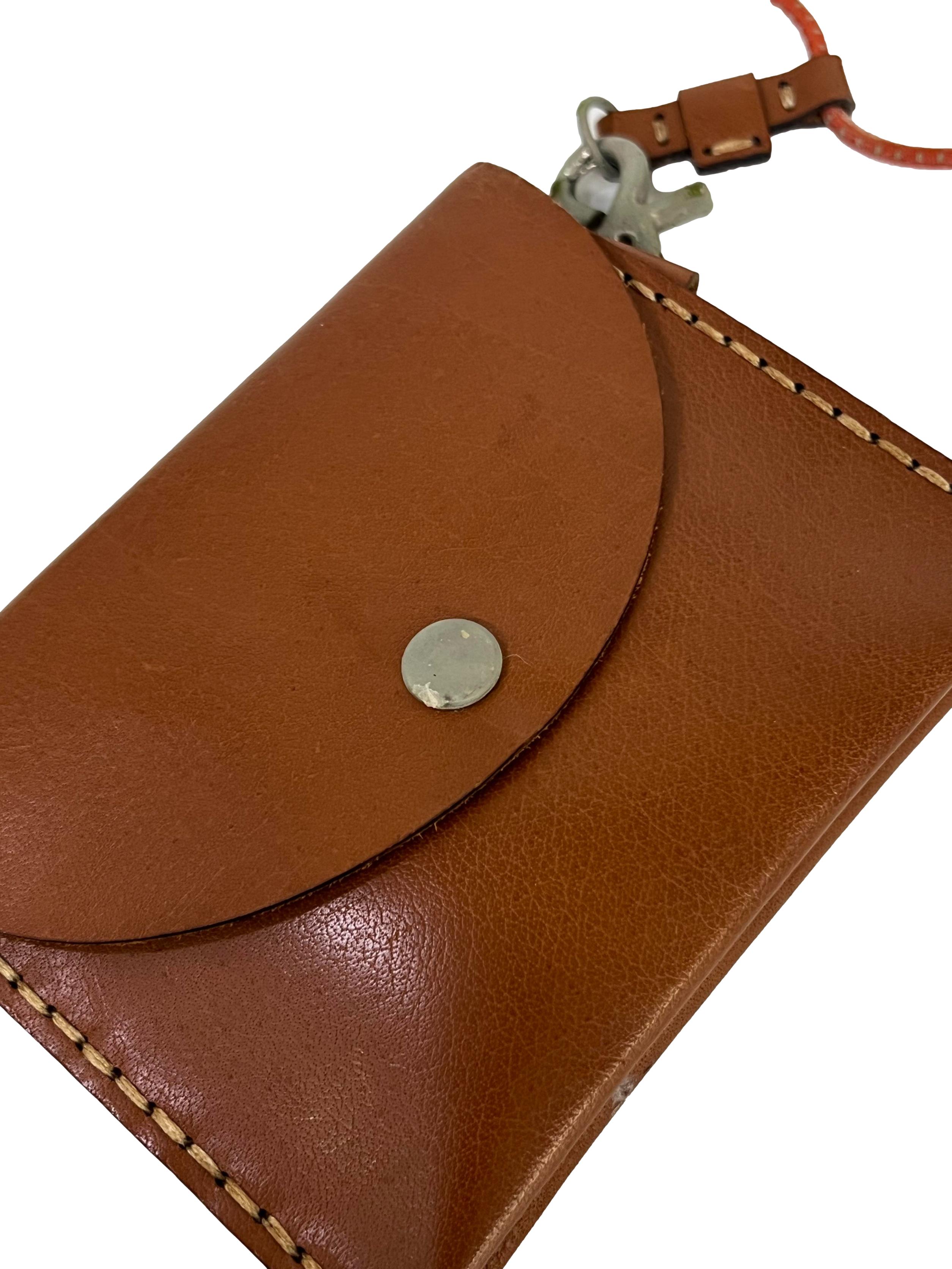 Brown Leather Alf Tan Wallet
