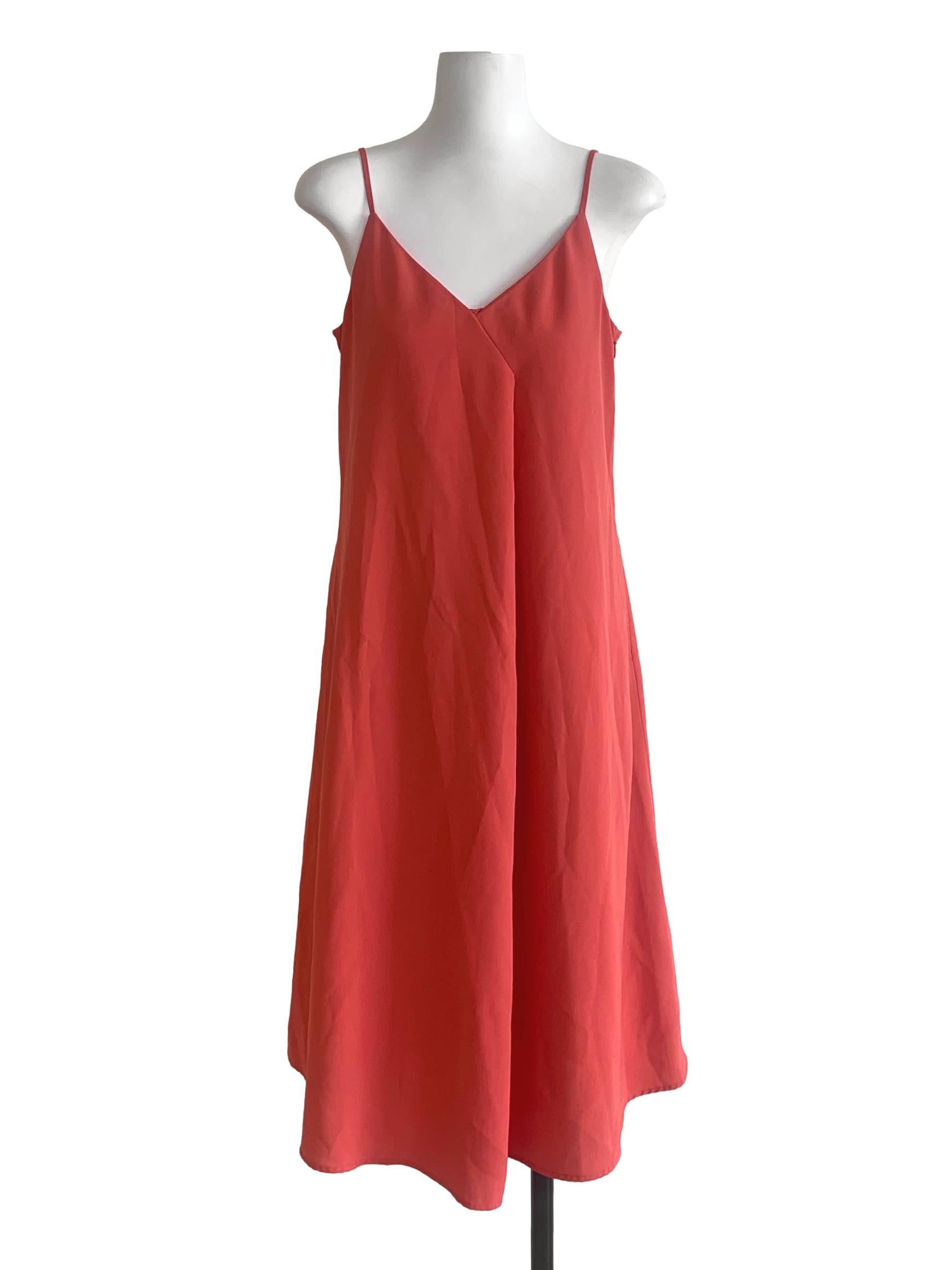 Cabdy Red Spaghetti Strap Dress
