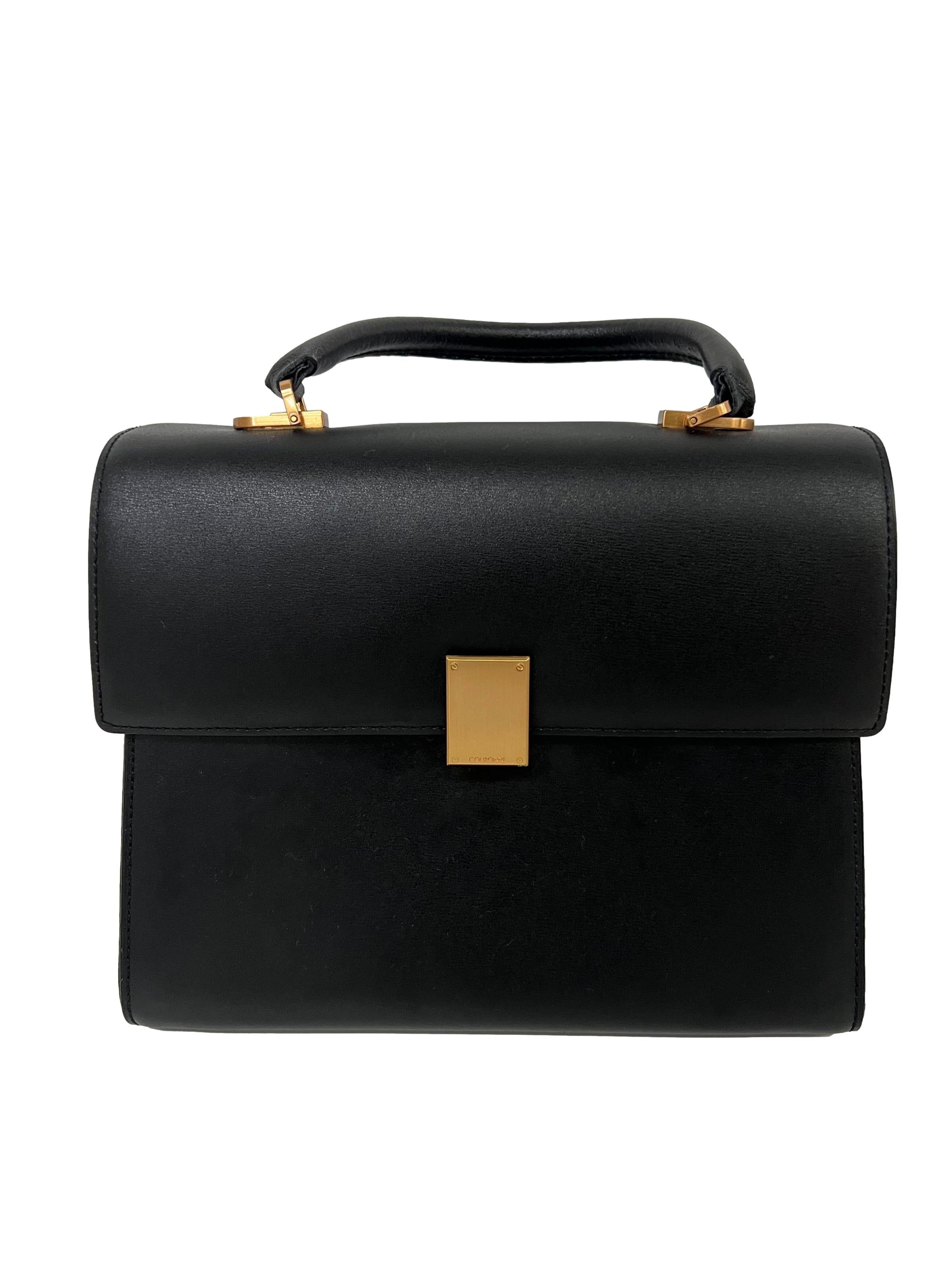 Black Leather Handbag