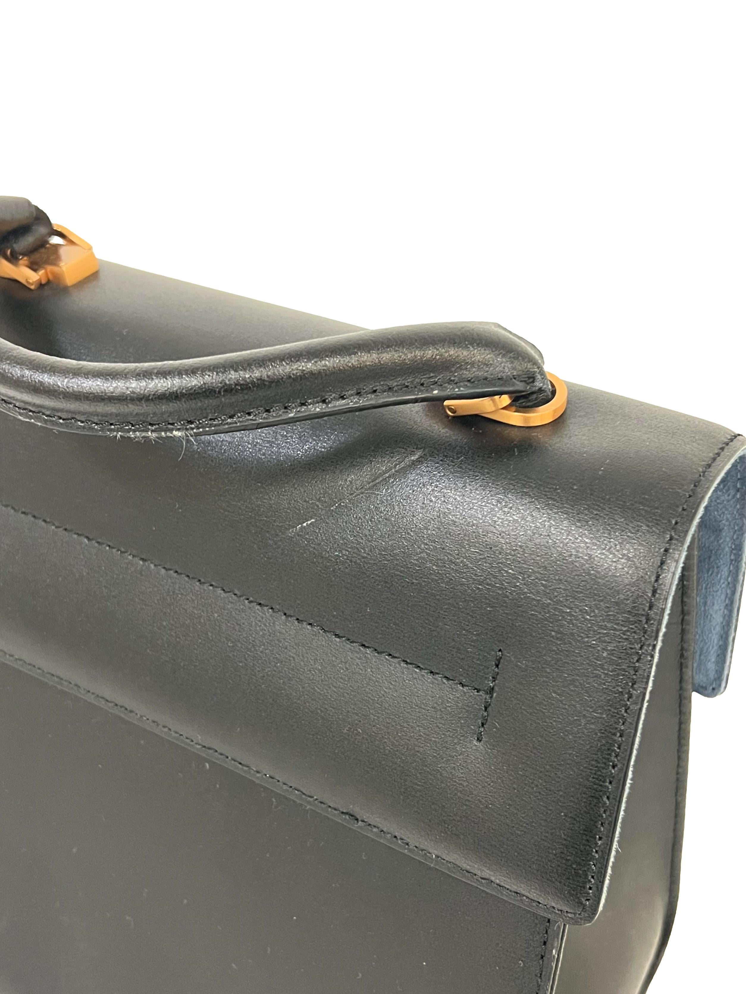 Black Leather Handbag