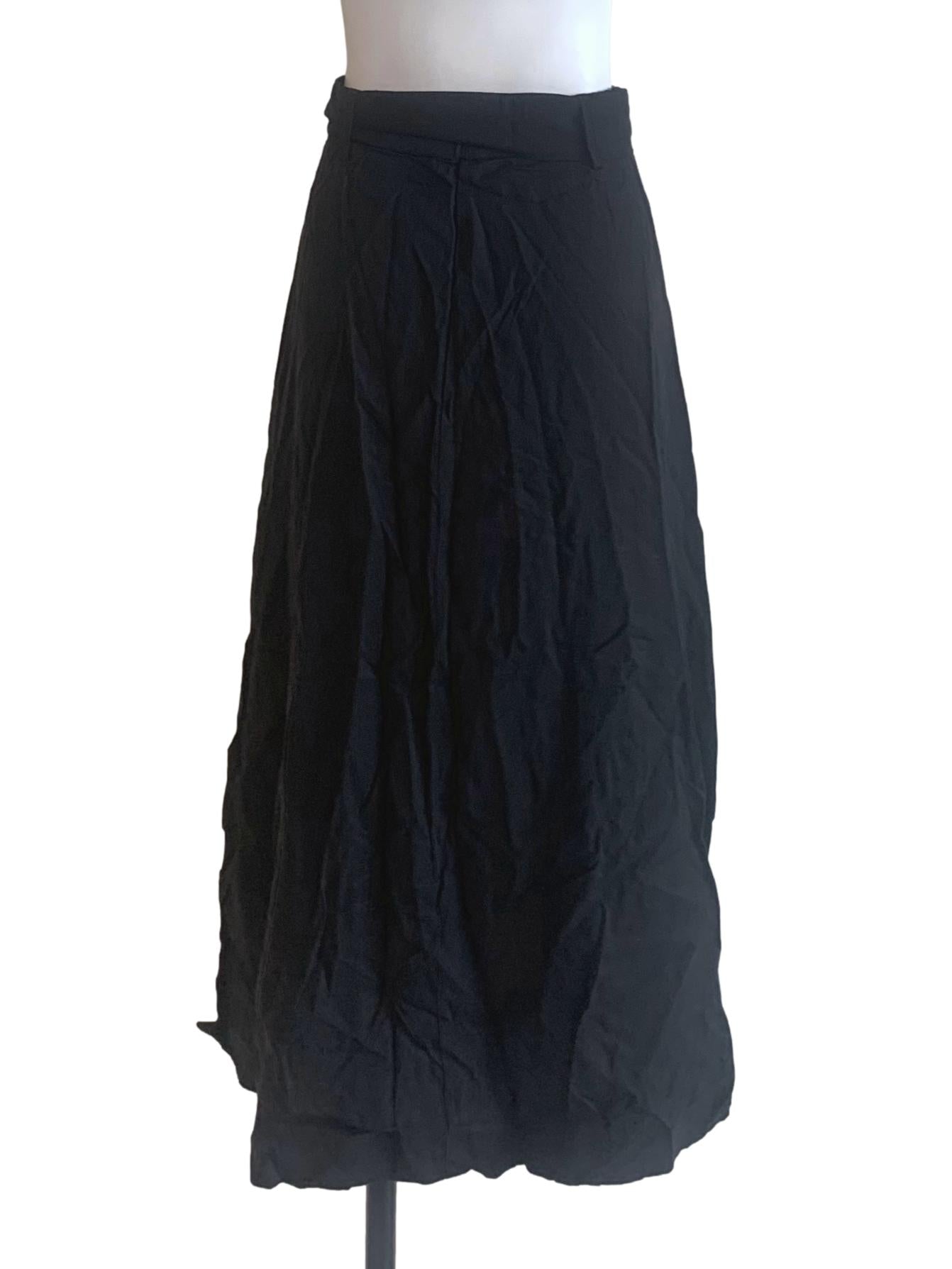 Crow Black A-Line Skirts TEM