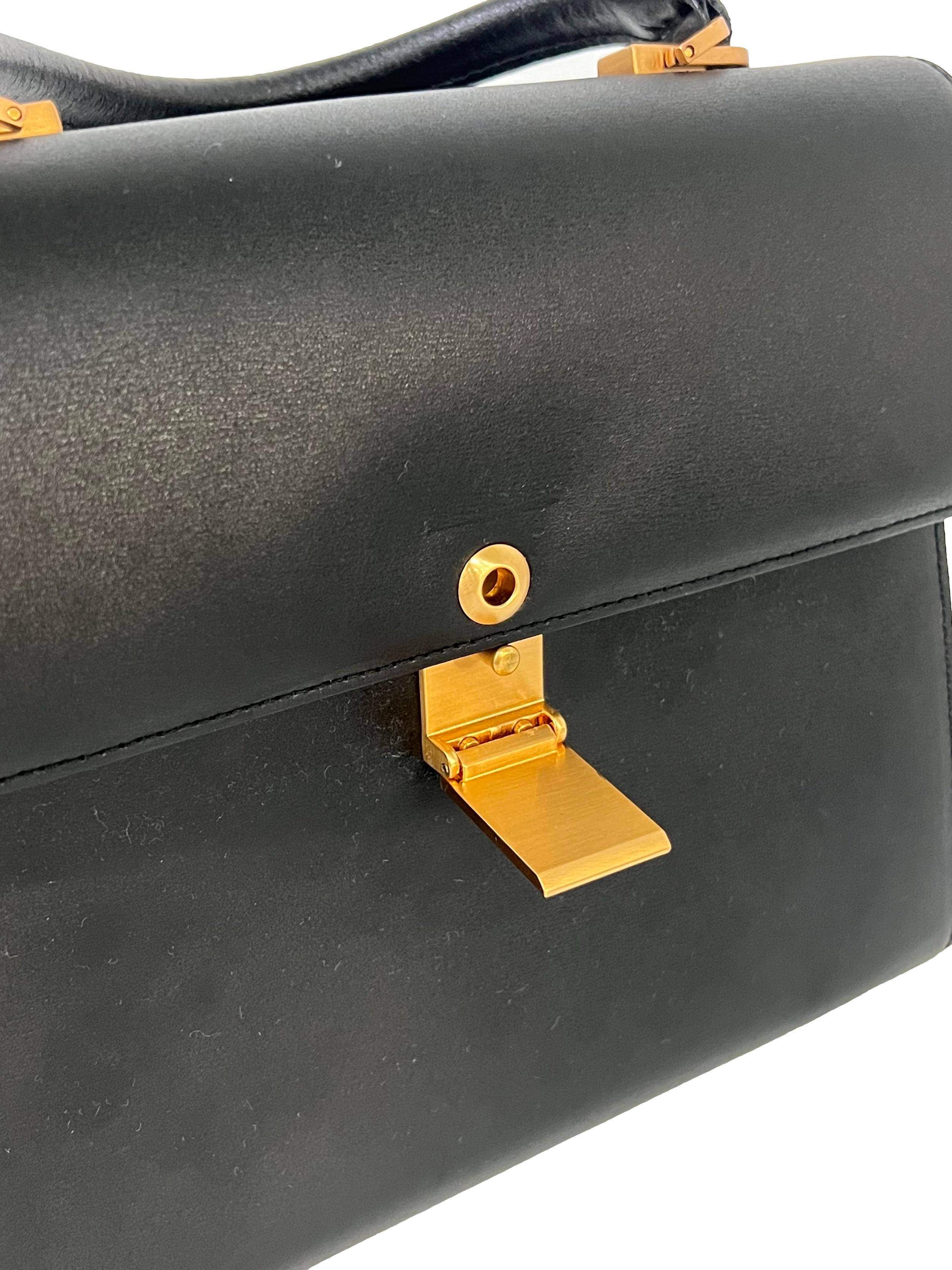 Black Leather Handbag