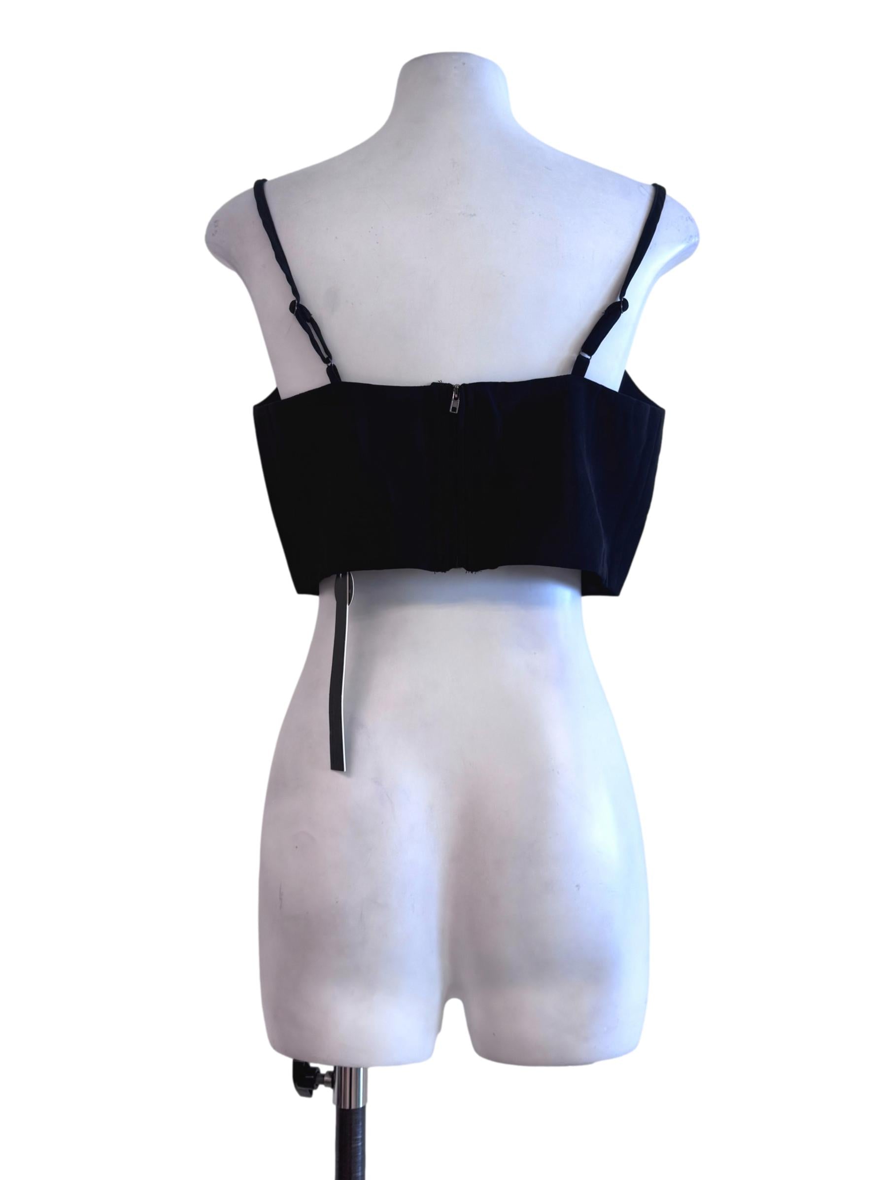Black Spaghetti Strap Bralette