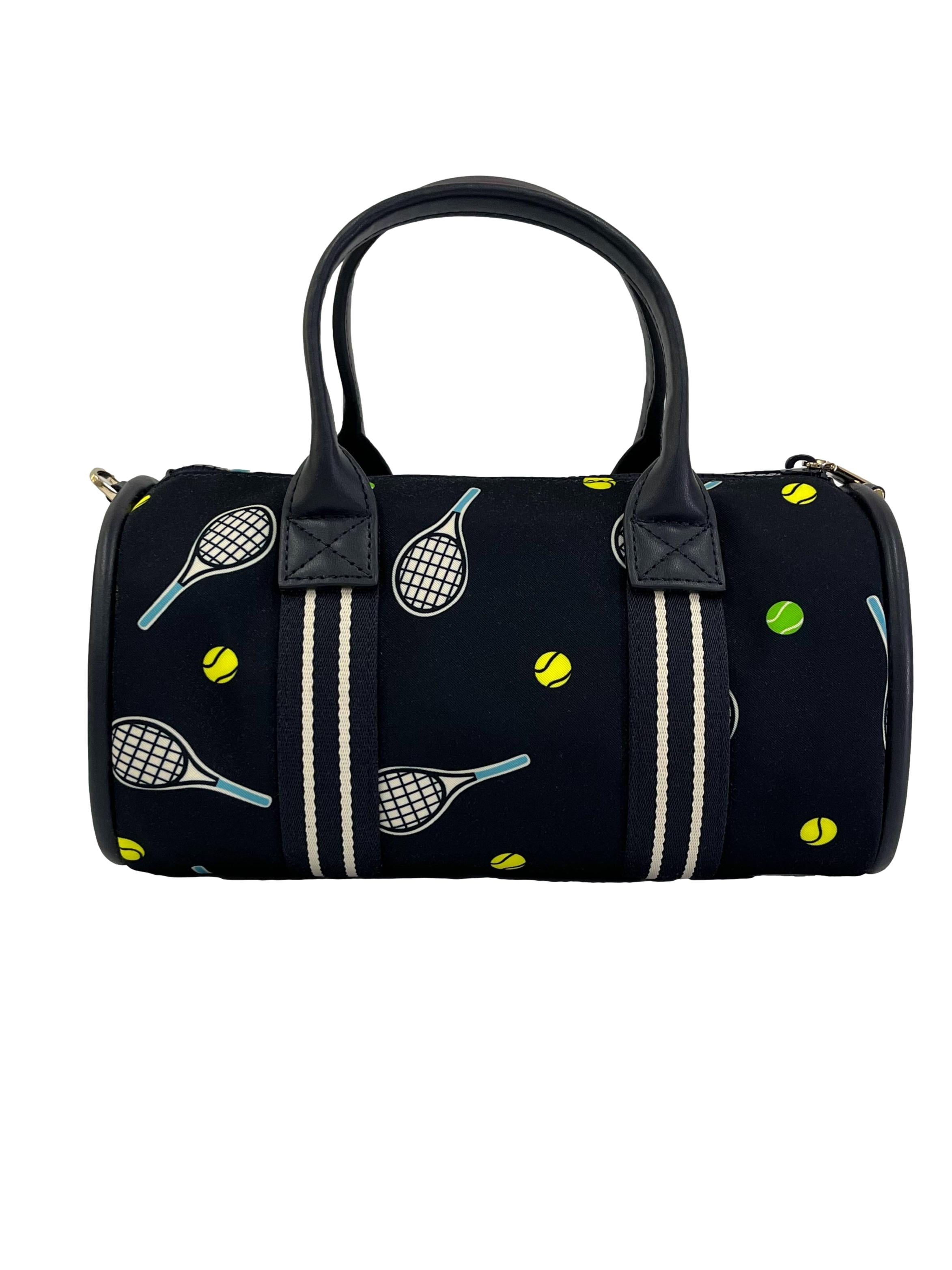 Blue Nylon Multi Rosie Racquet And Ball Small Duffle Crossbody Bag CSN