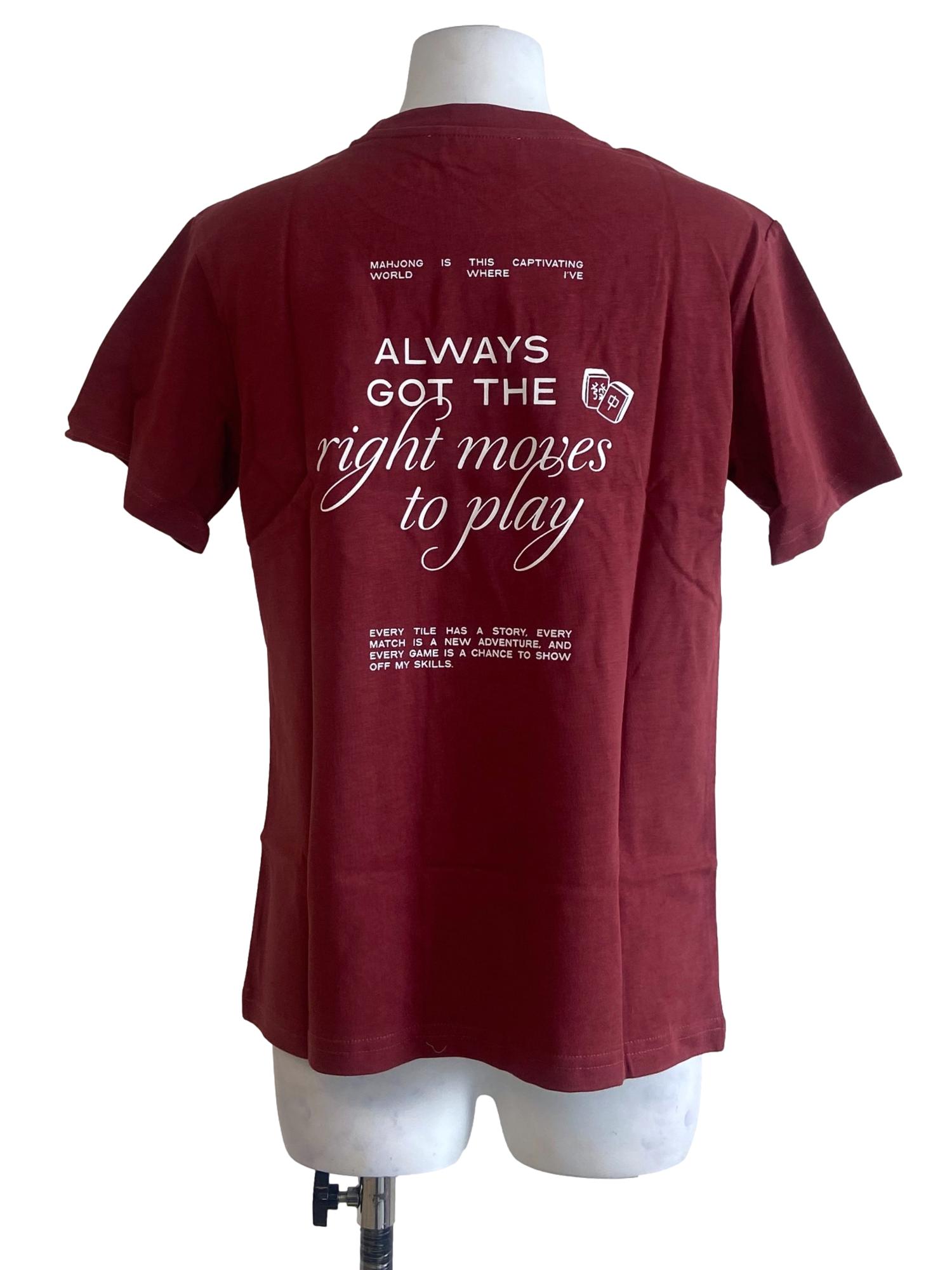 Red Personali-Tees - Mahjong Master