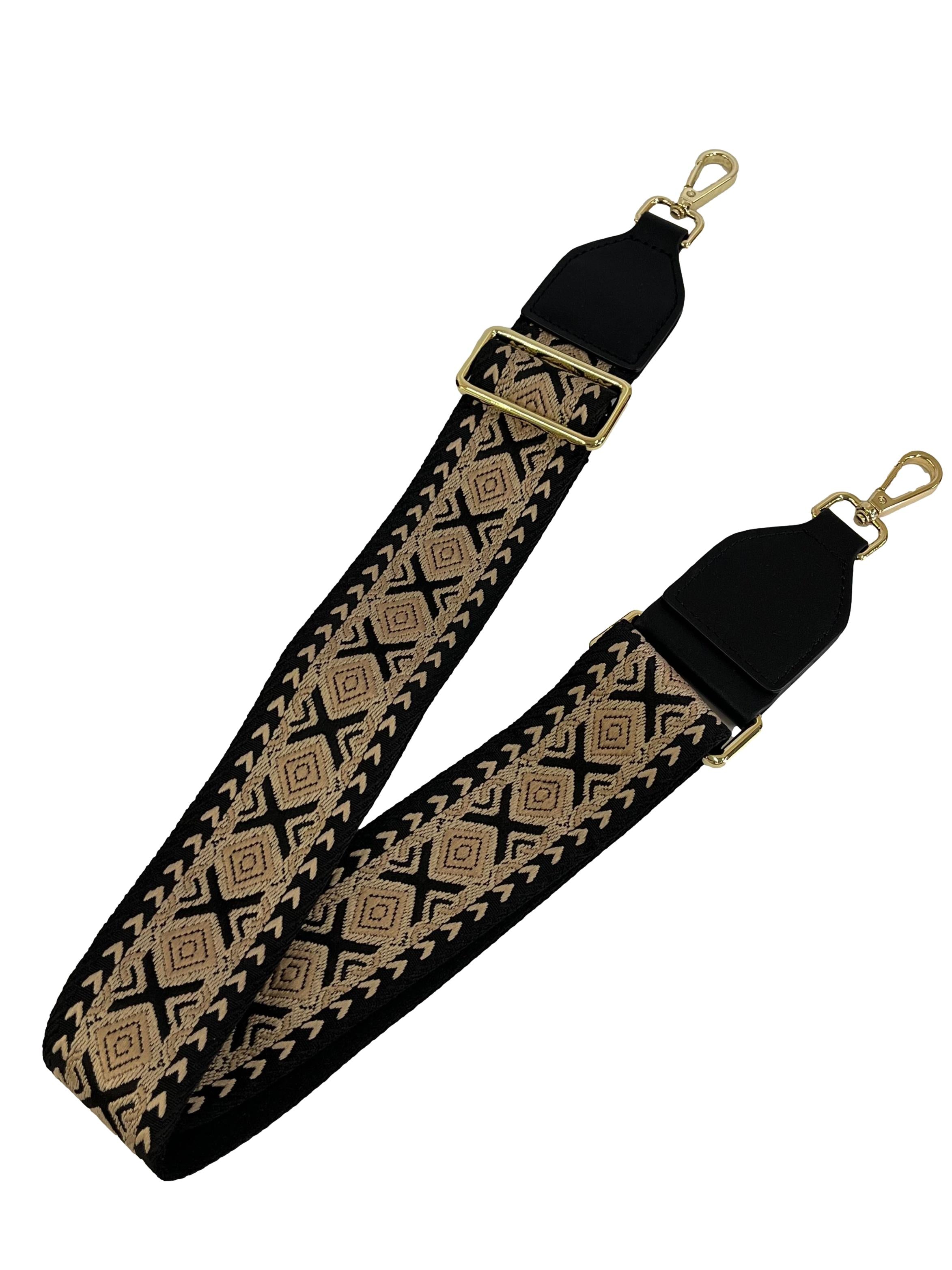 Black Nappa Baby Calf Leaf Quilt Bum Bag CSN