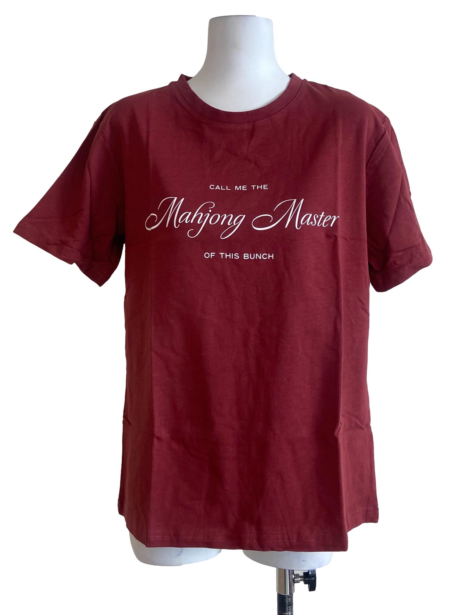 Red Personali-Tees - Mahjong Master