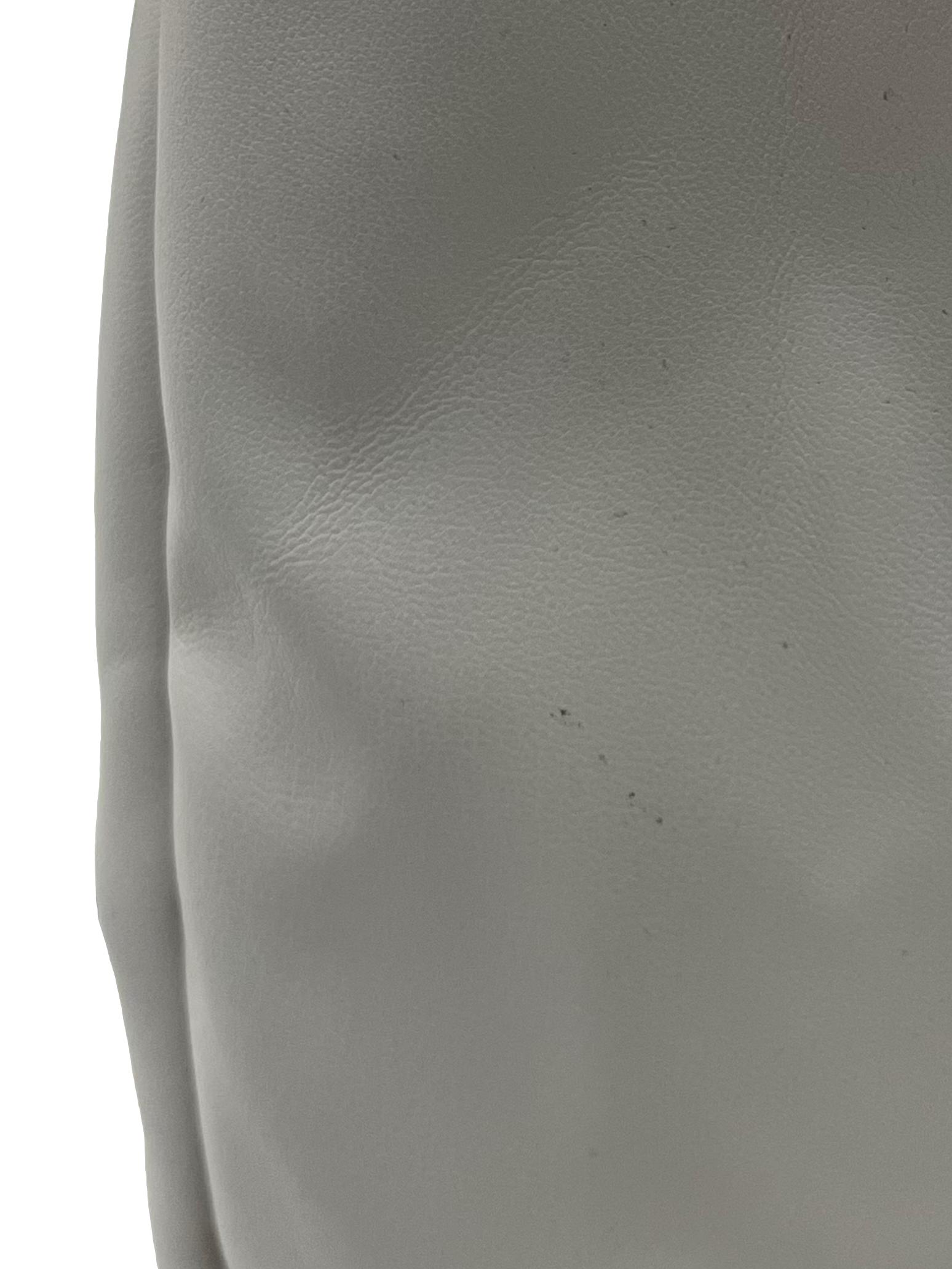 Cream Tote Bag With Drawstring Closure