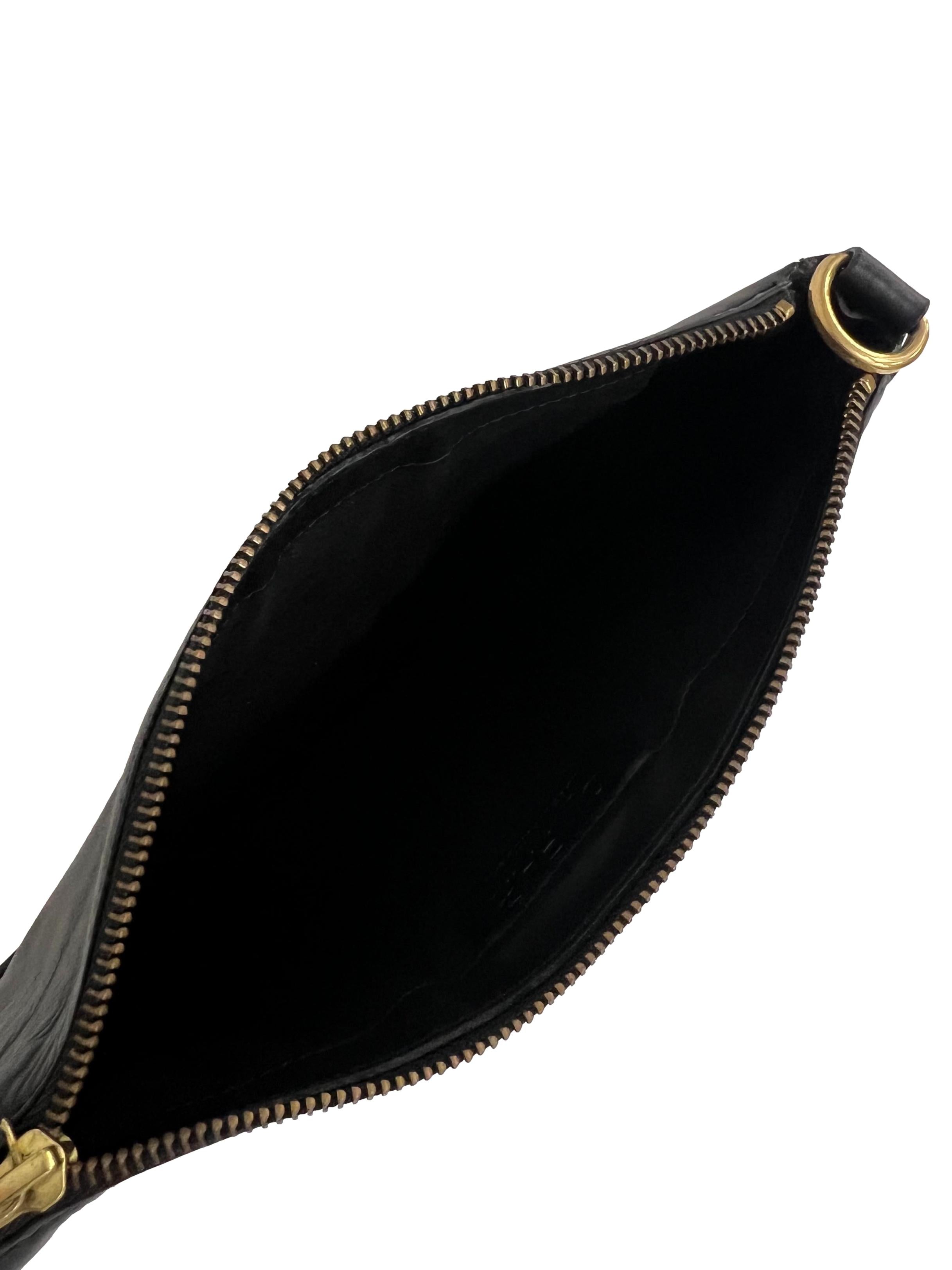 Black Leather Shoulder Bag