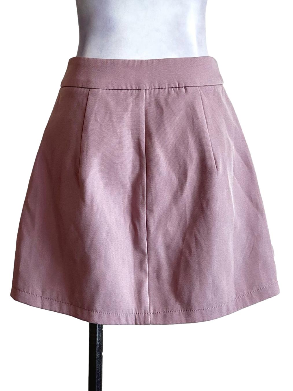 Blush Pink Plain Skorts
