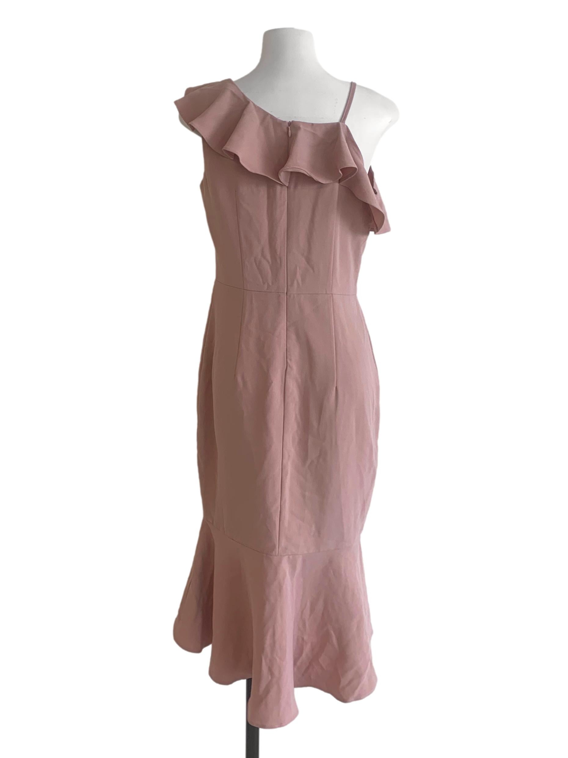 Salmon Pink Slip Dress