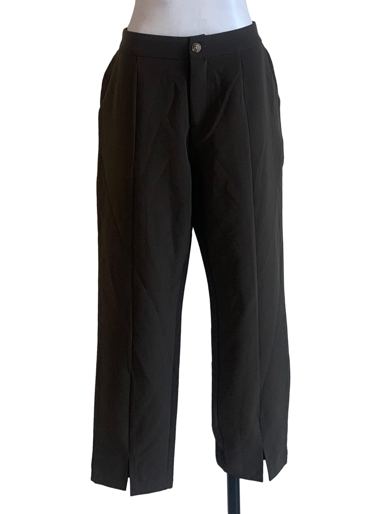 Moss Green Casual Pants