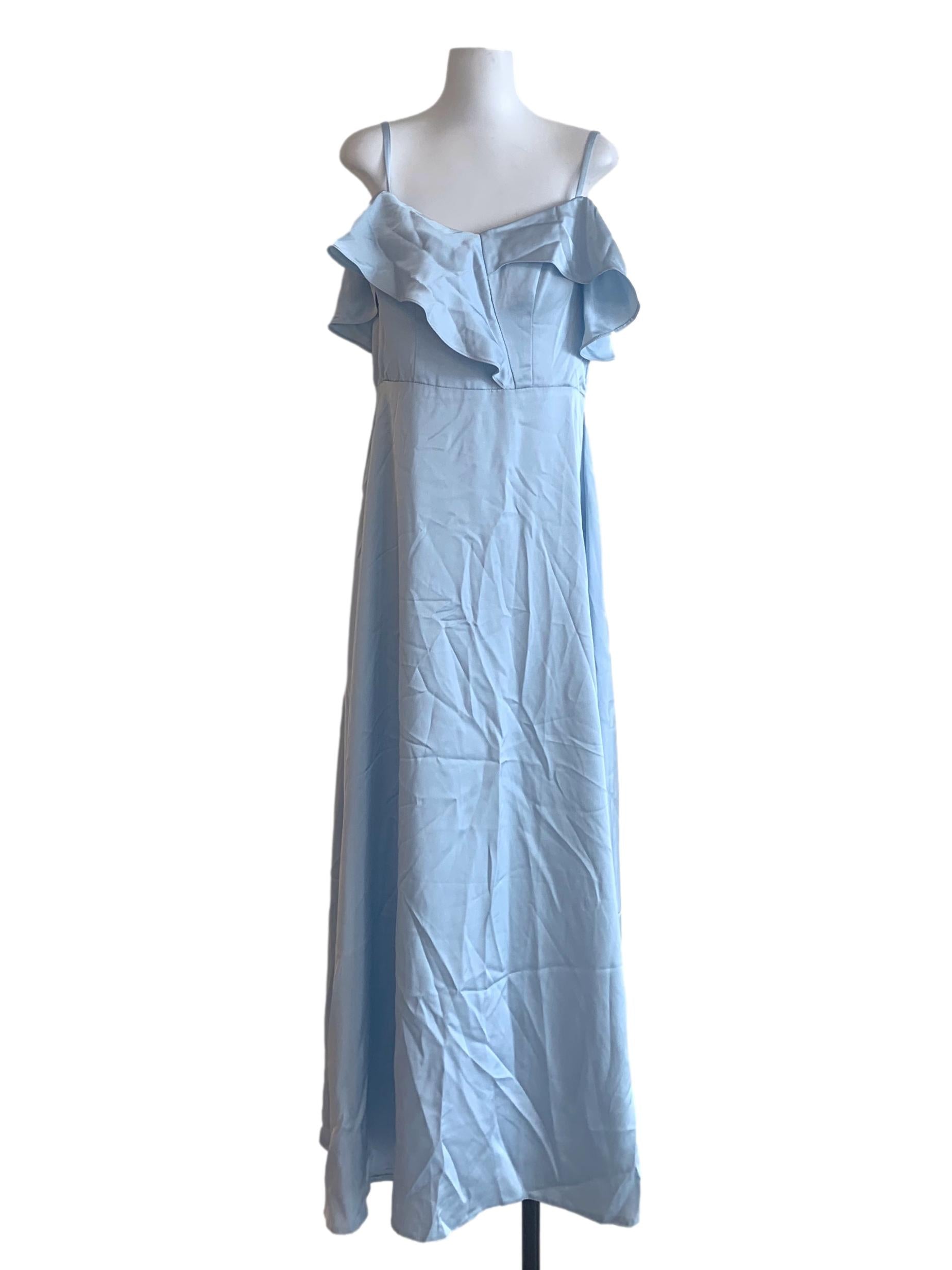 Light Blue A-Line Dres