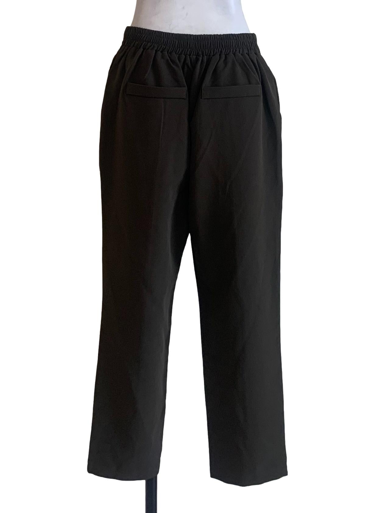 Moss Green Casual Pants