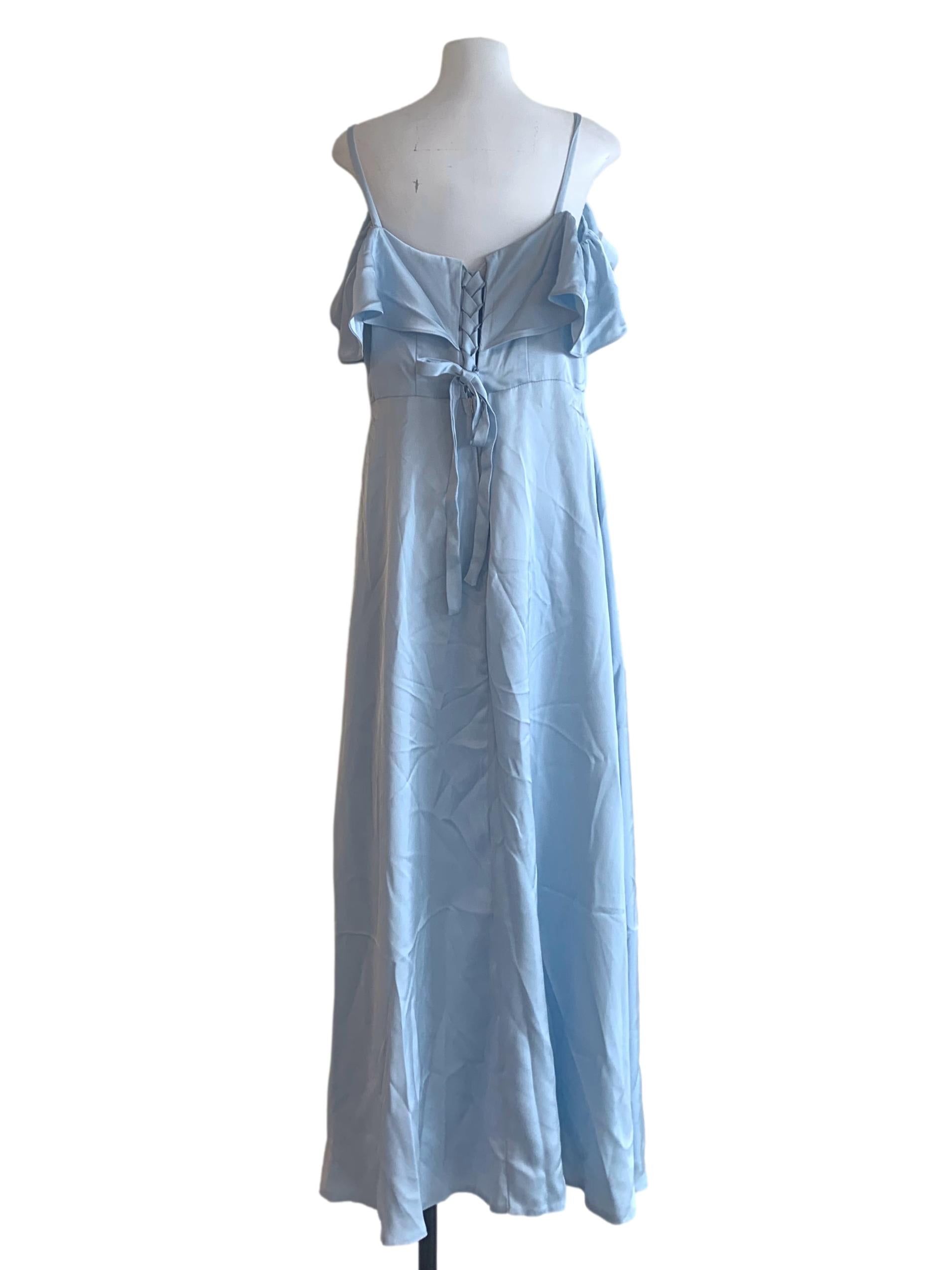 Light Blue A-Line Dres