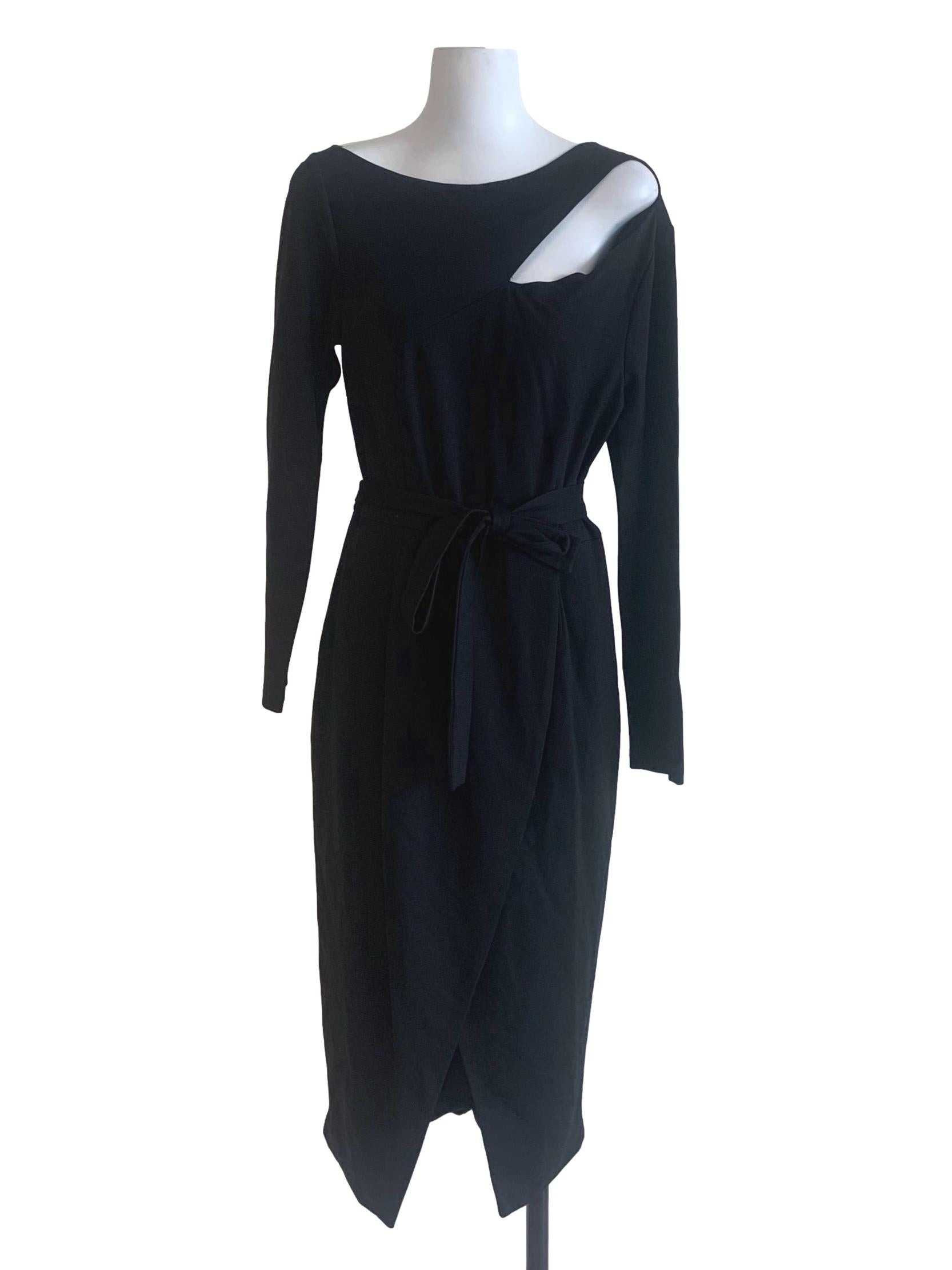 Ink Black Sheath Dress