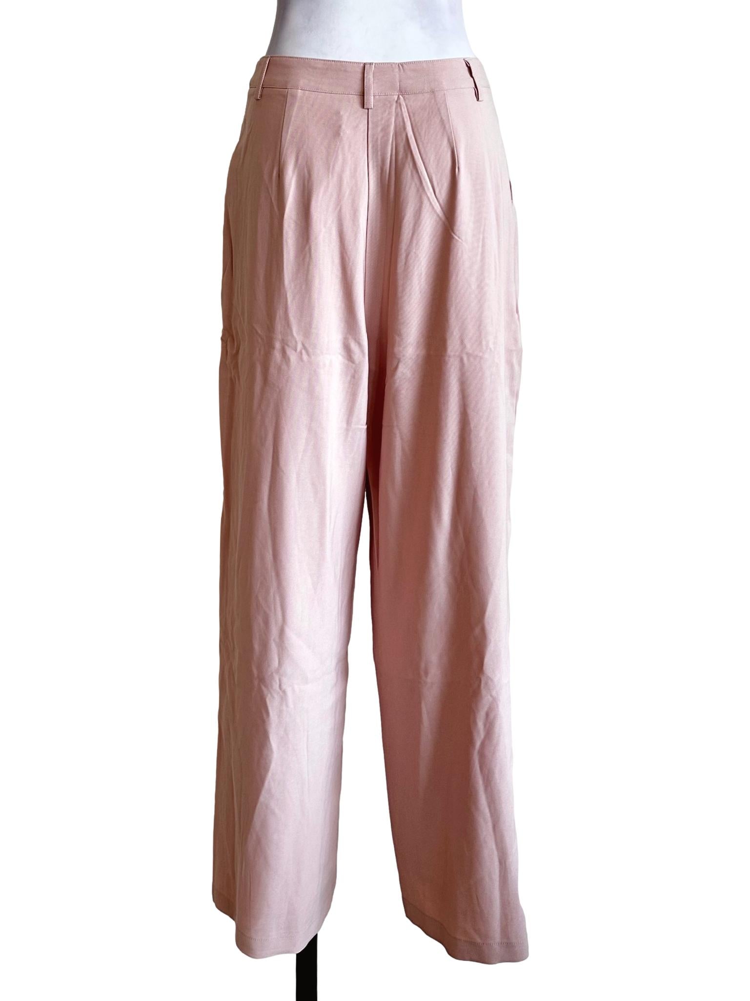 Rose Pink Plain Pants