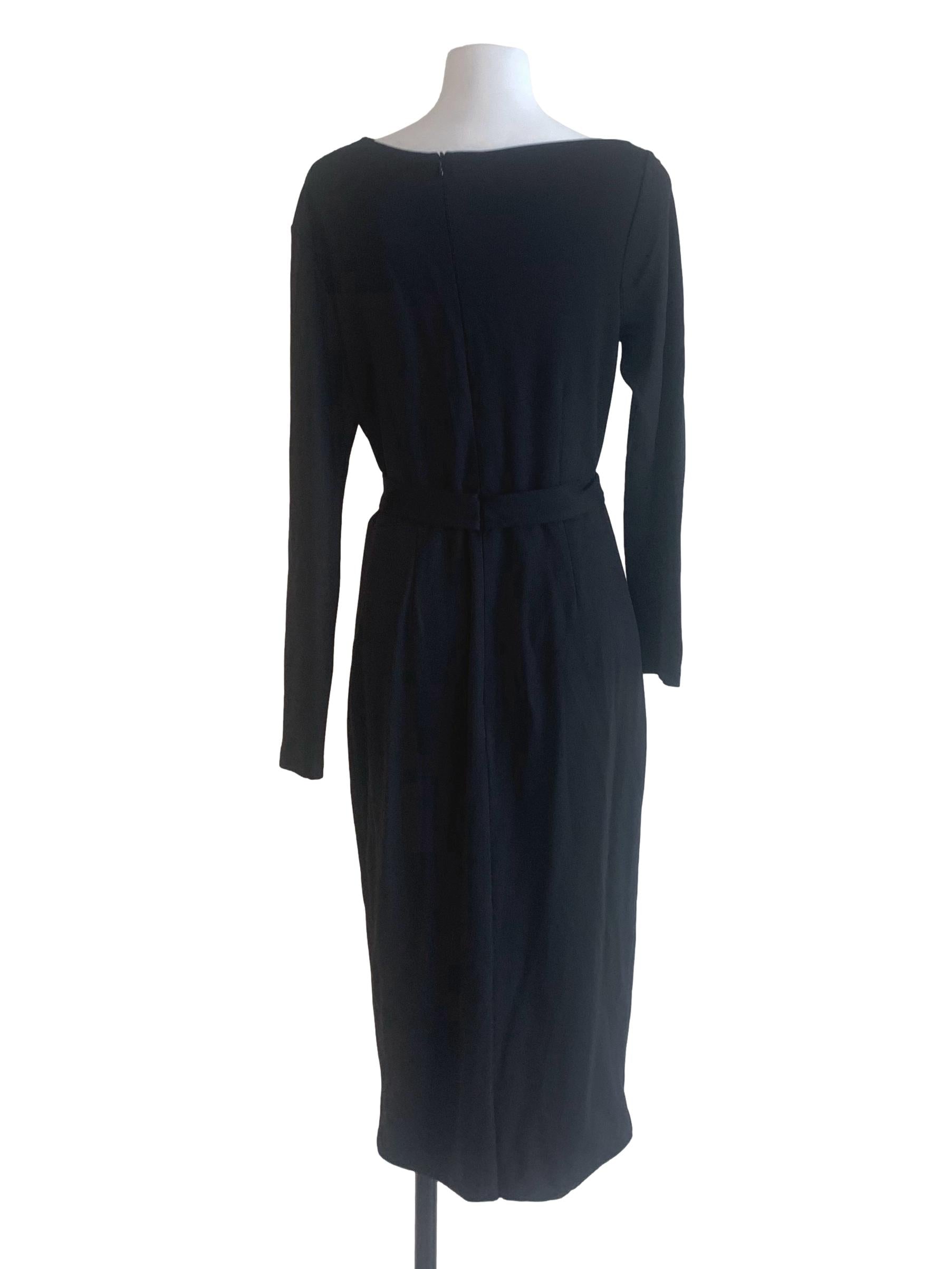 Ink Black Sheath Dress