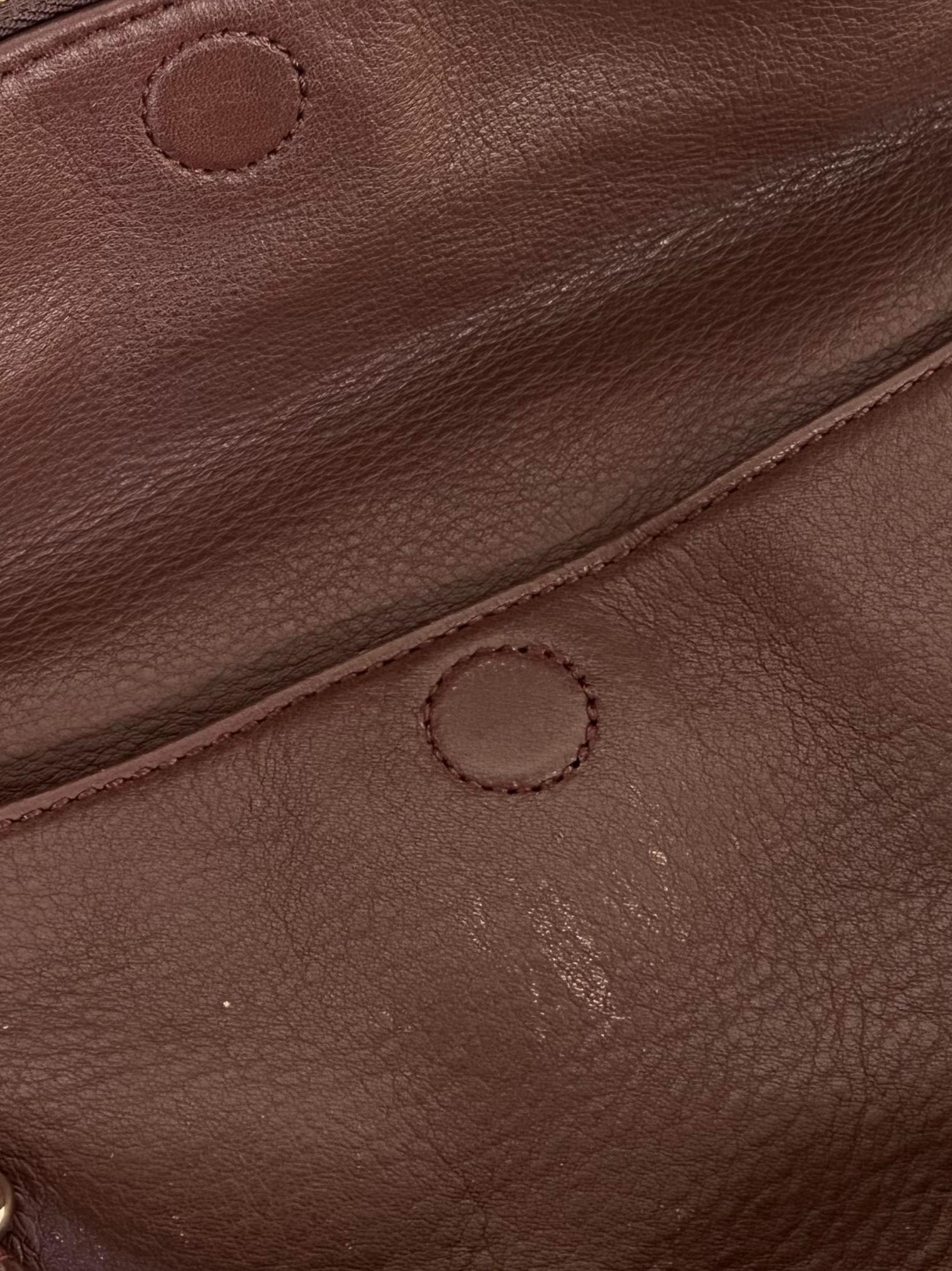Brown PU Leather Handbag