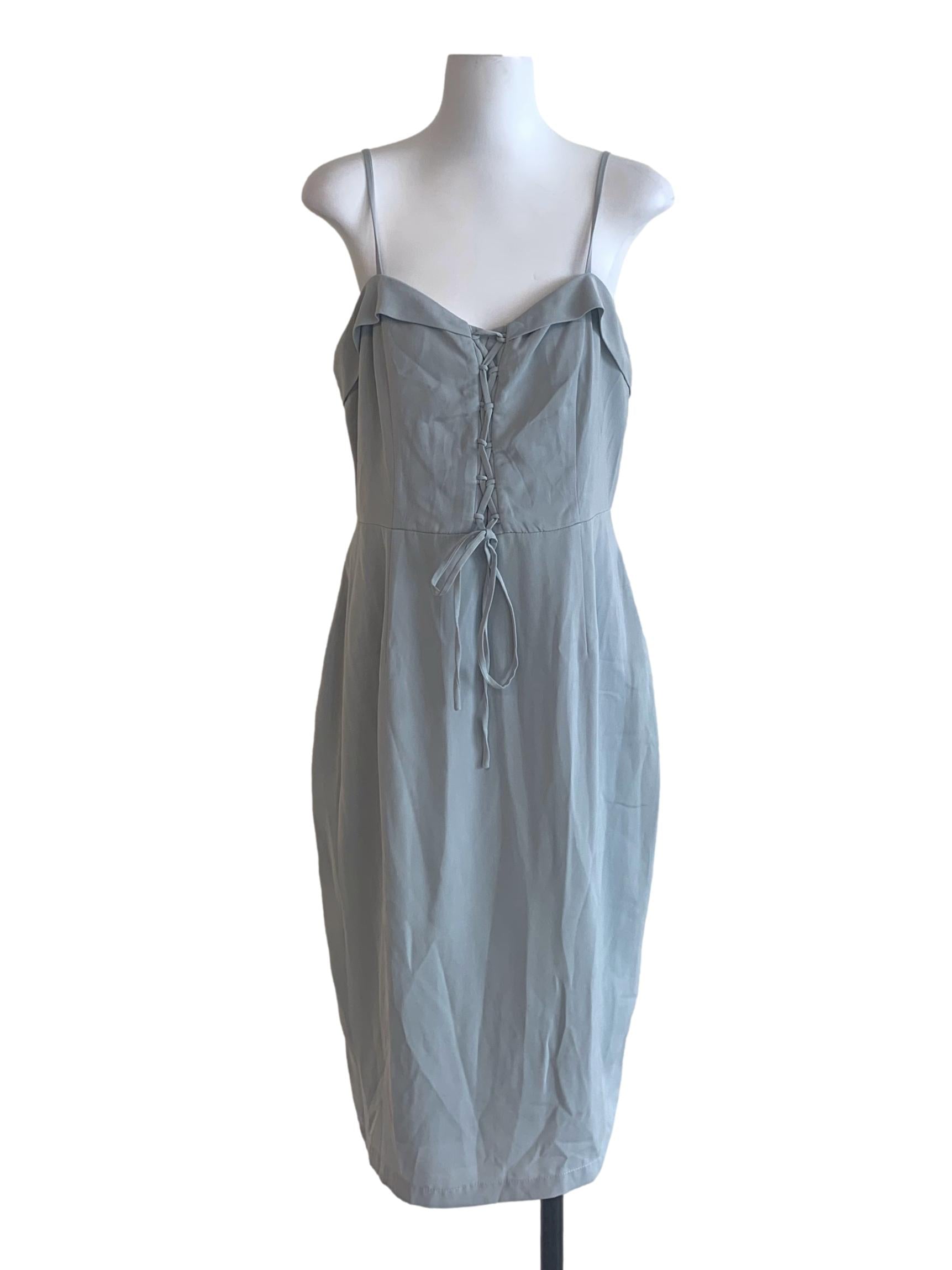 Stone Blue Apron Dress LB