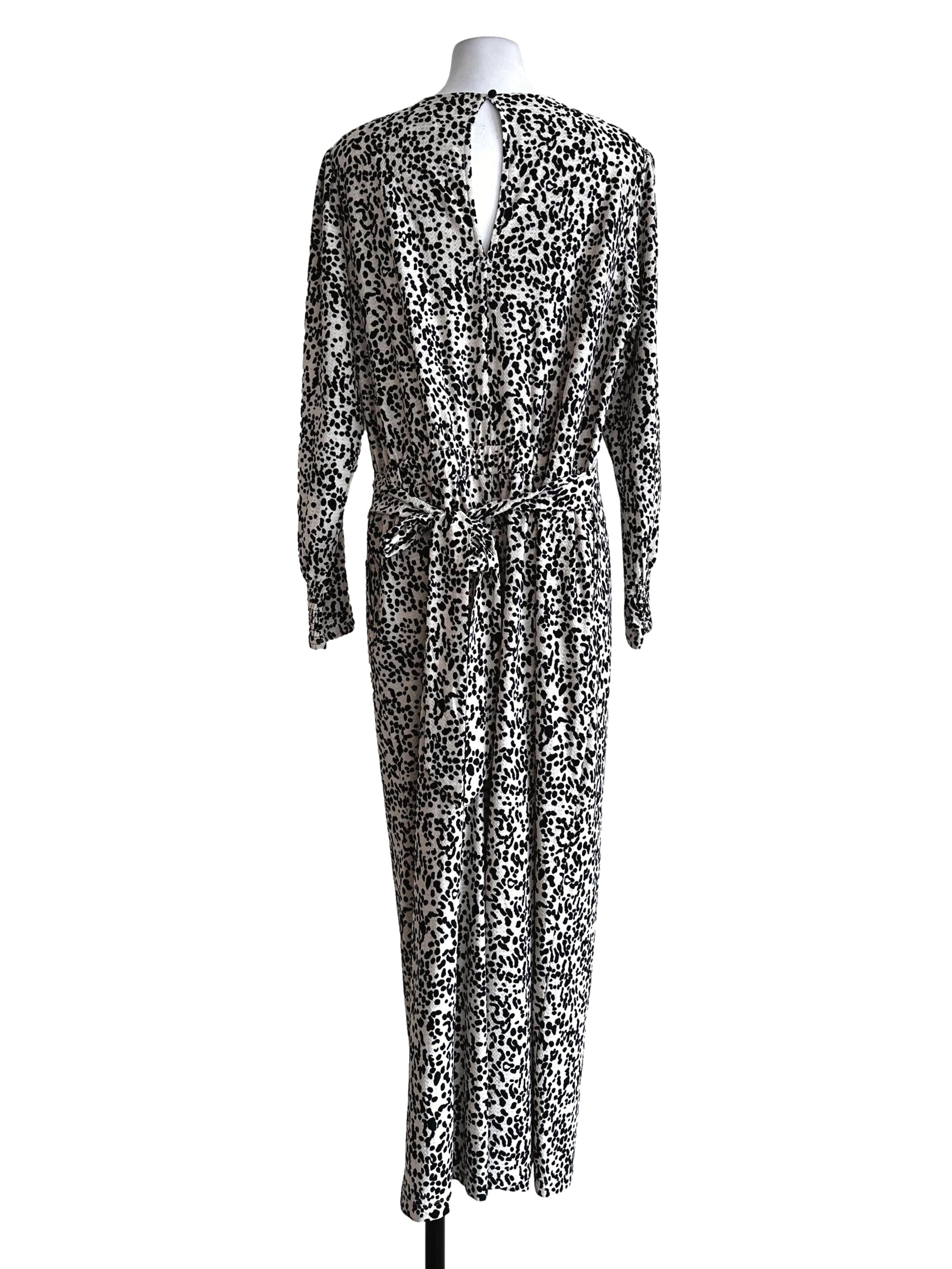 Black Dots Pattern Jumpsuits