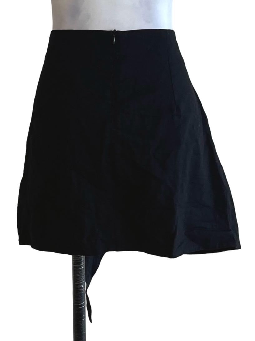Black High-Waisted Mini Skirt