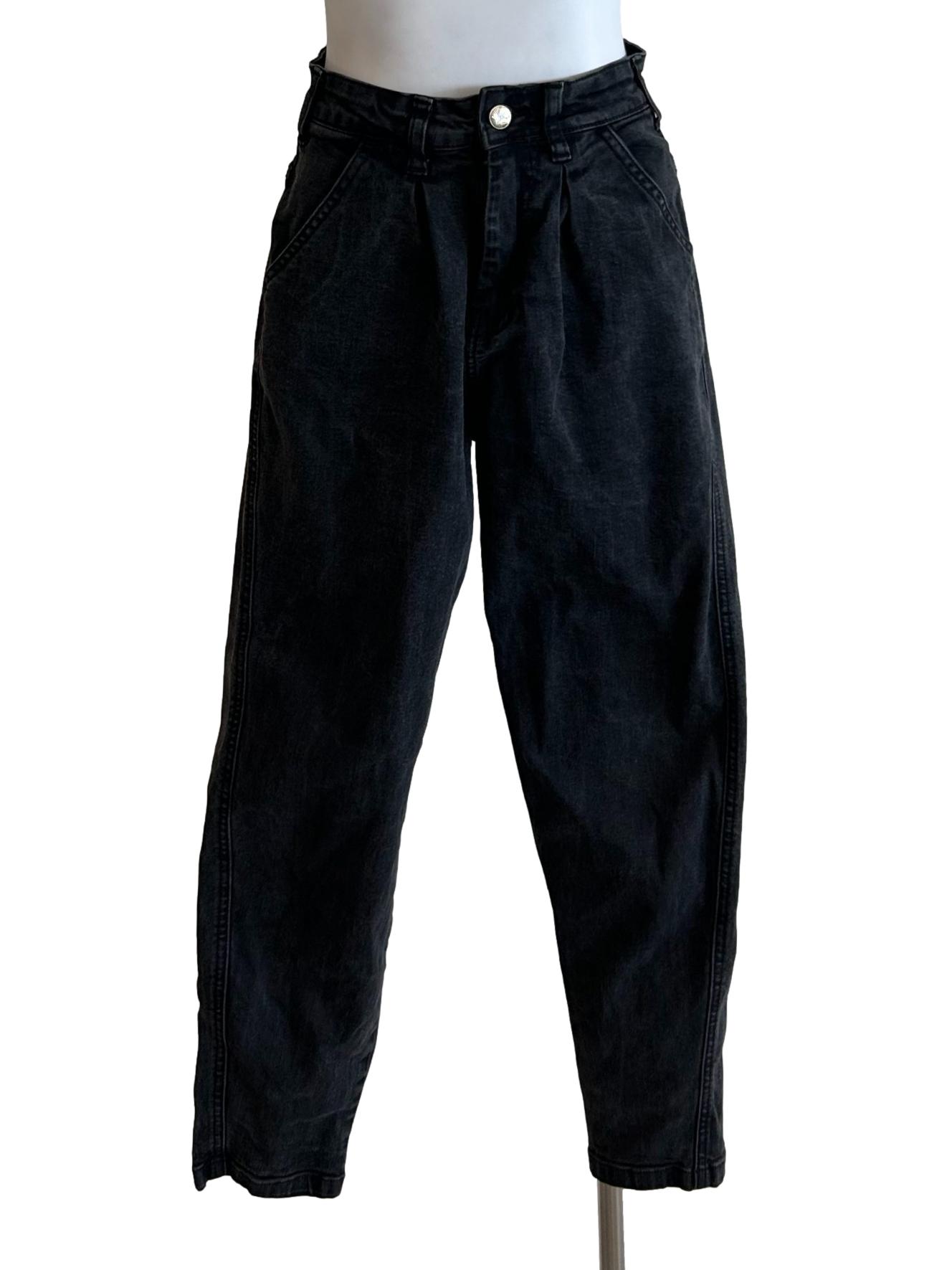 California - High Rise Sustainable Barrel Jeans - Celeste CSN