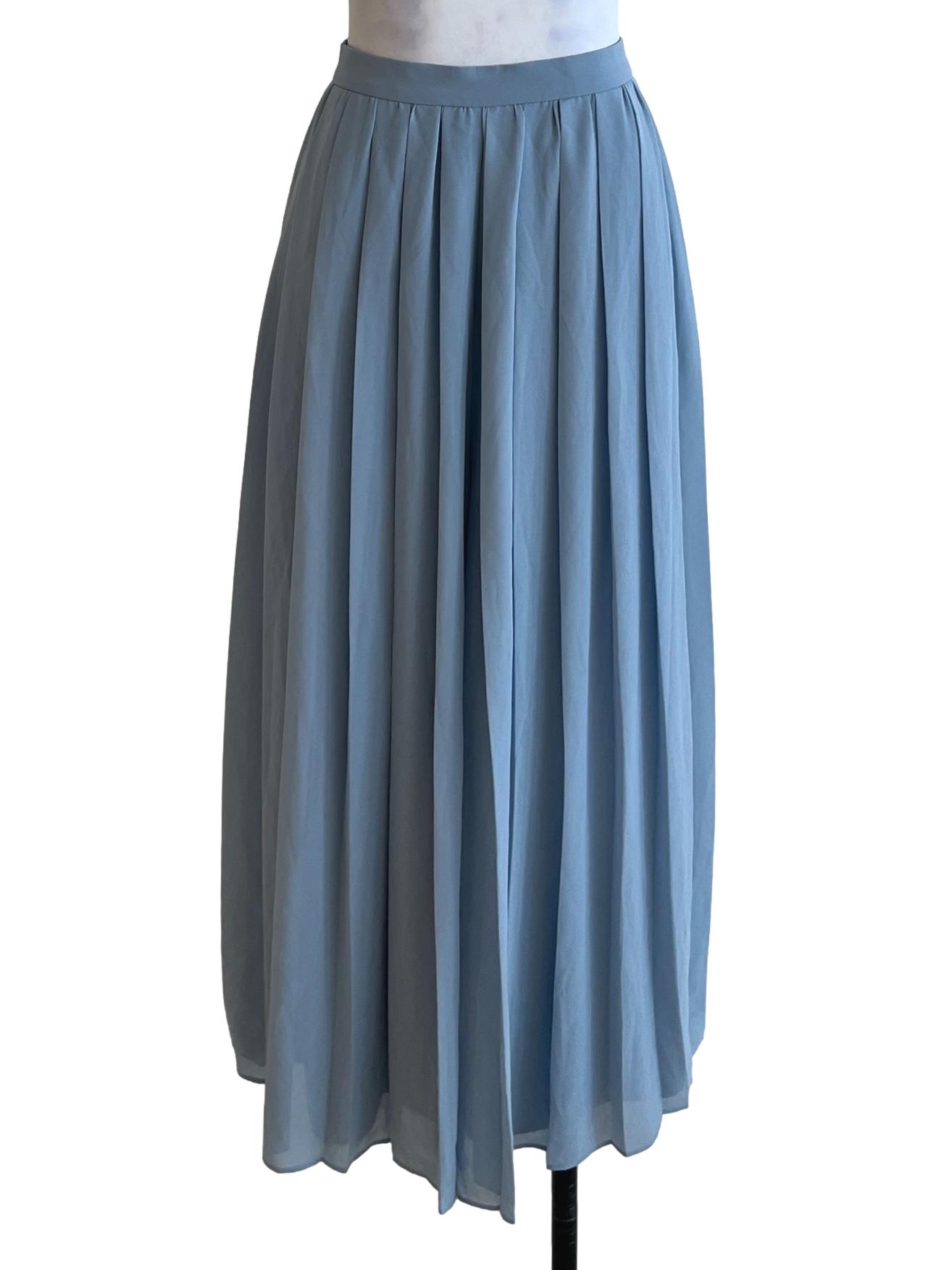 Sky Blue High-Waisted Culottes