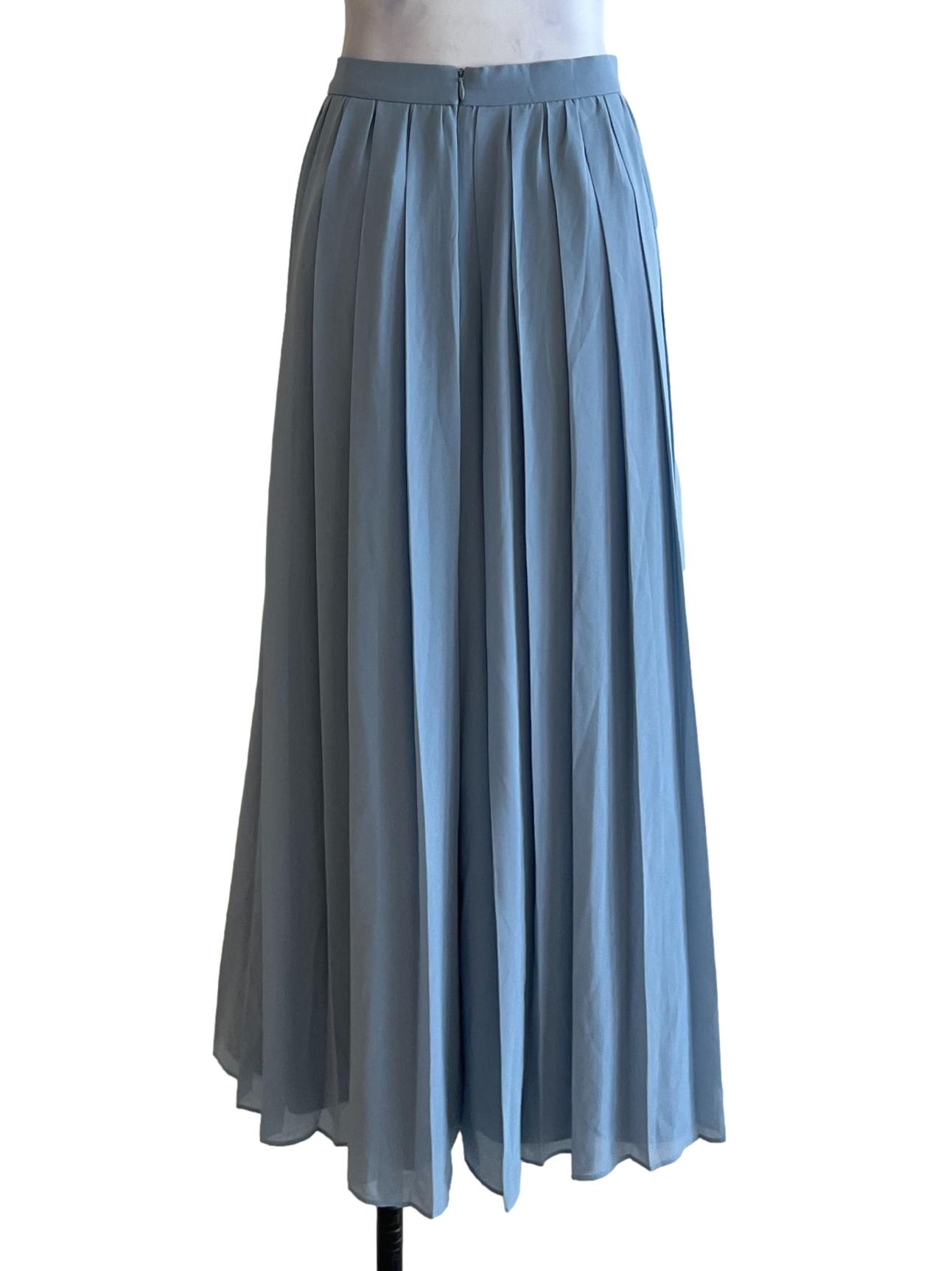 Sky Blue High-Waisted Culottes