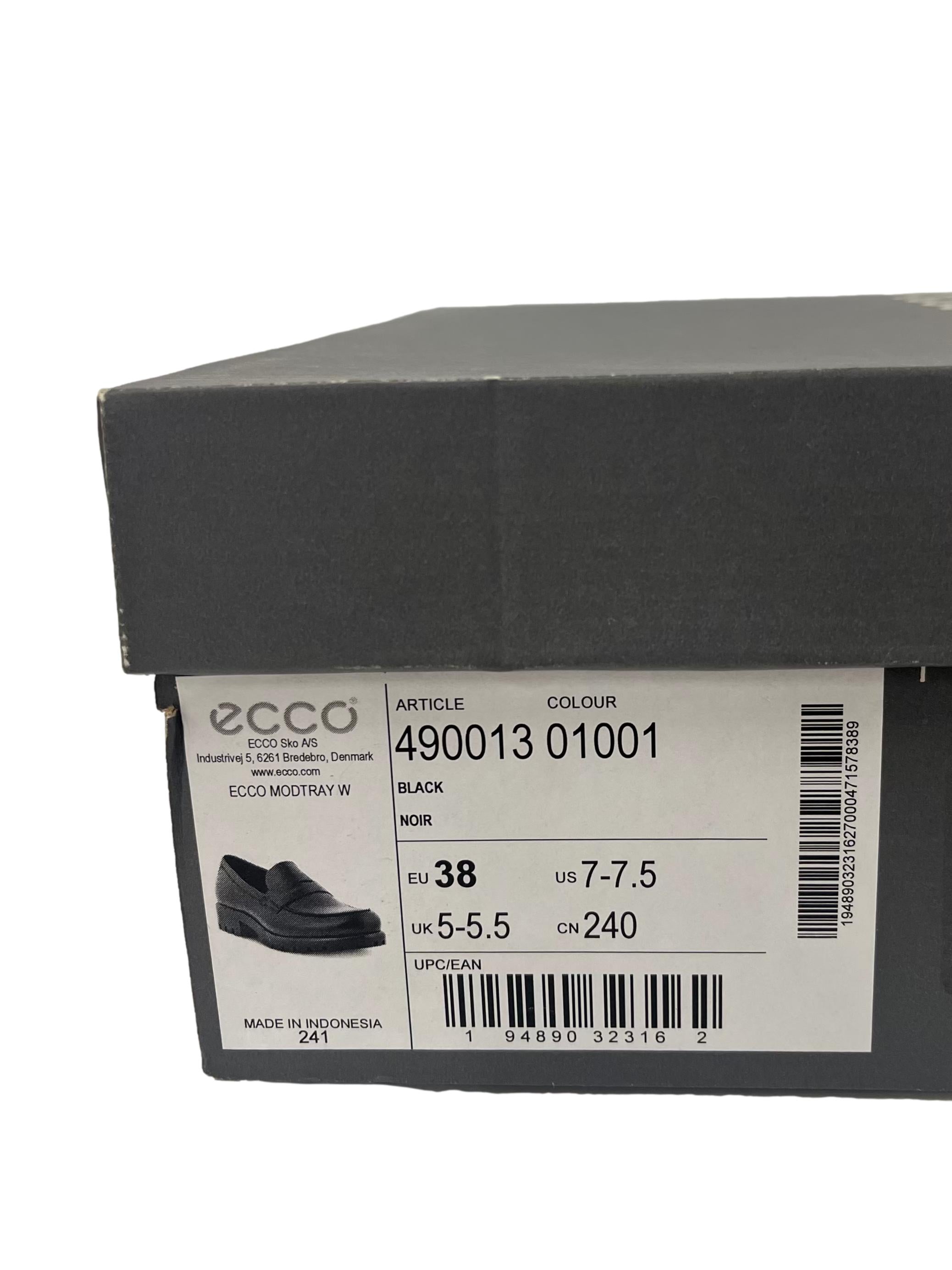 Black Heeled Loafers