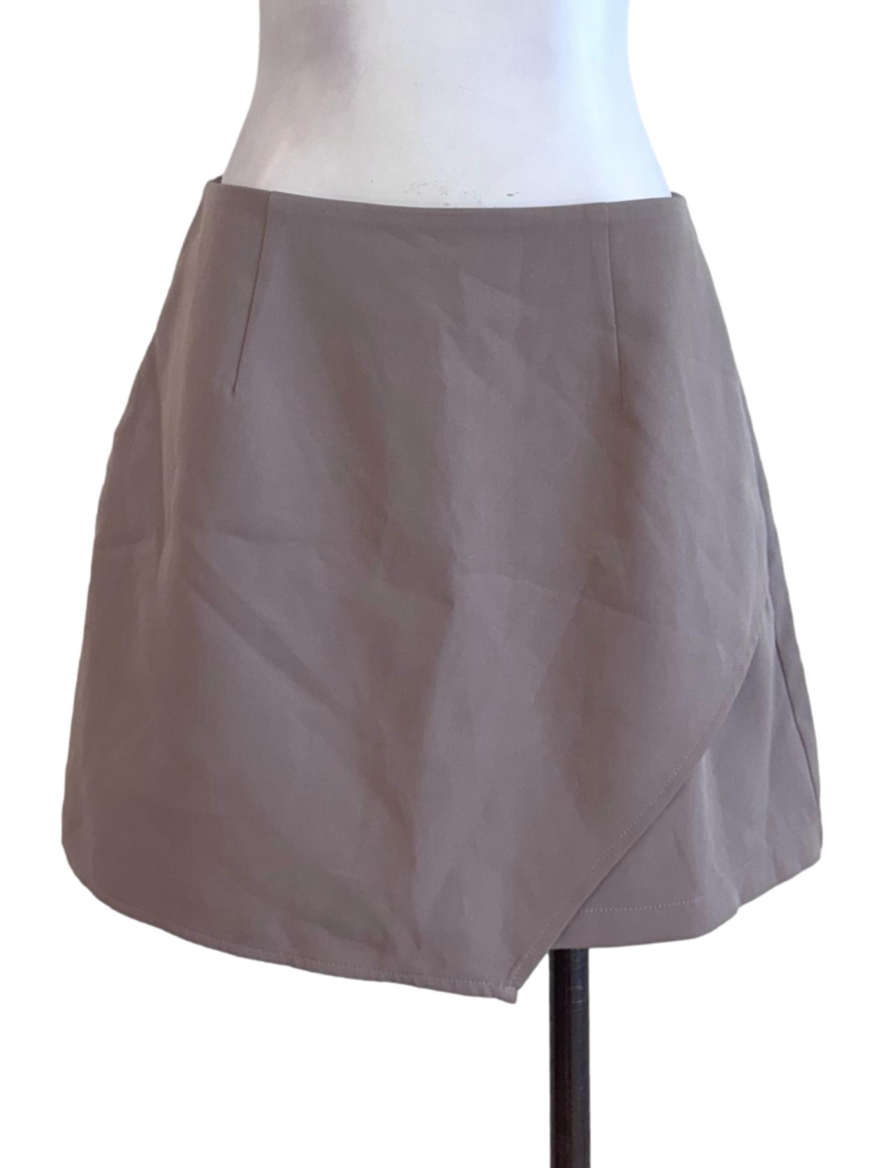 Tortilla Brown Short Skirt