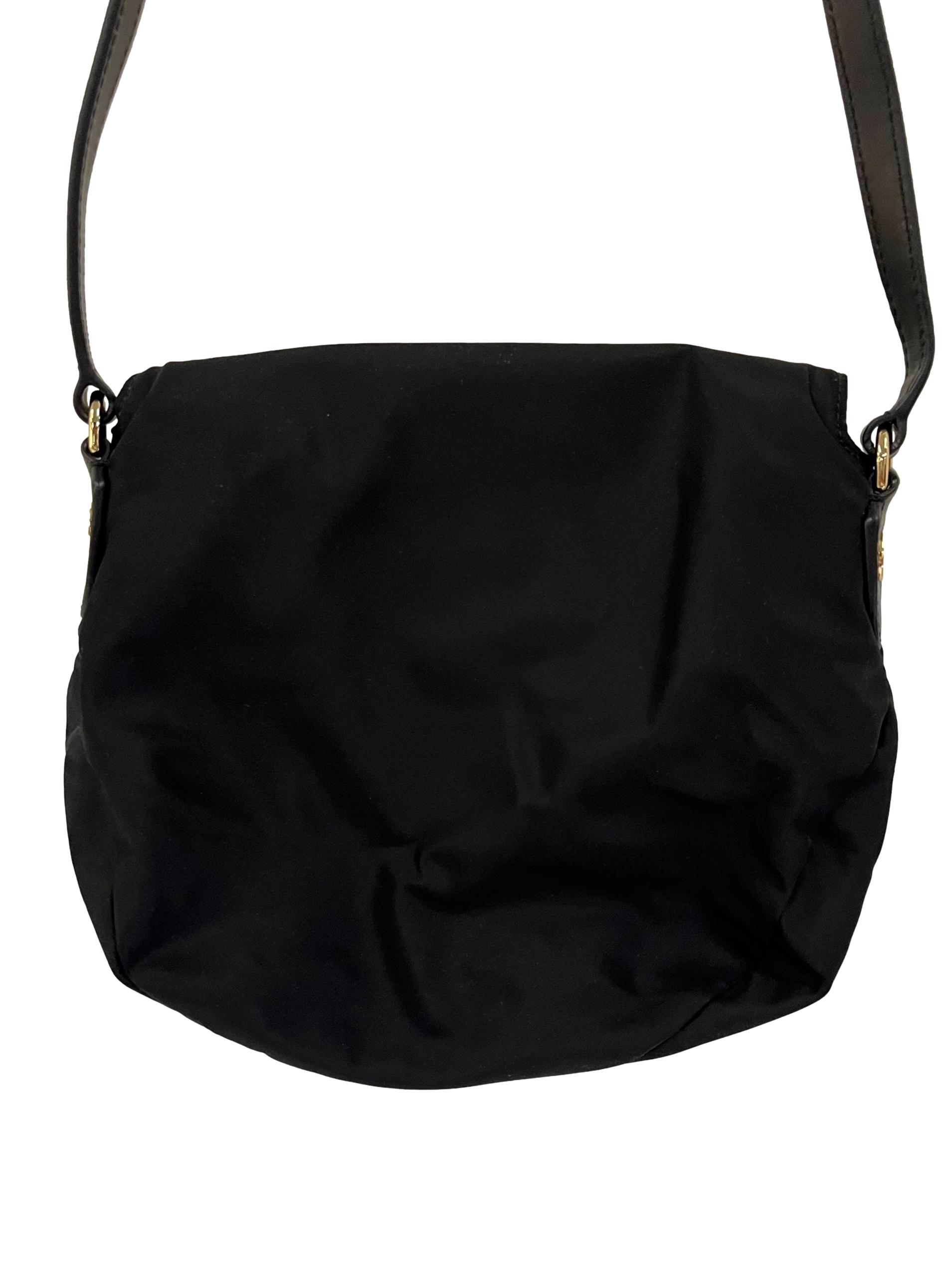 Black Nylon Preppy Nylon Mini Natasha Crossbody Bag CSN
