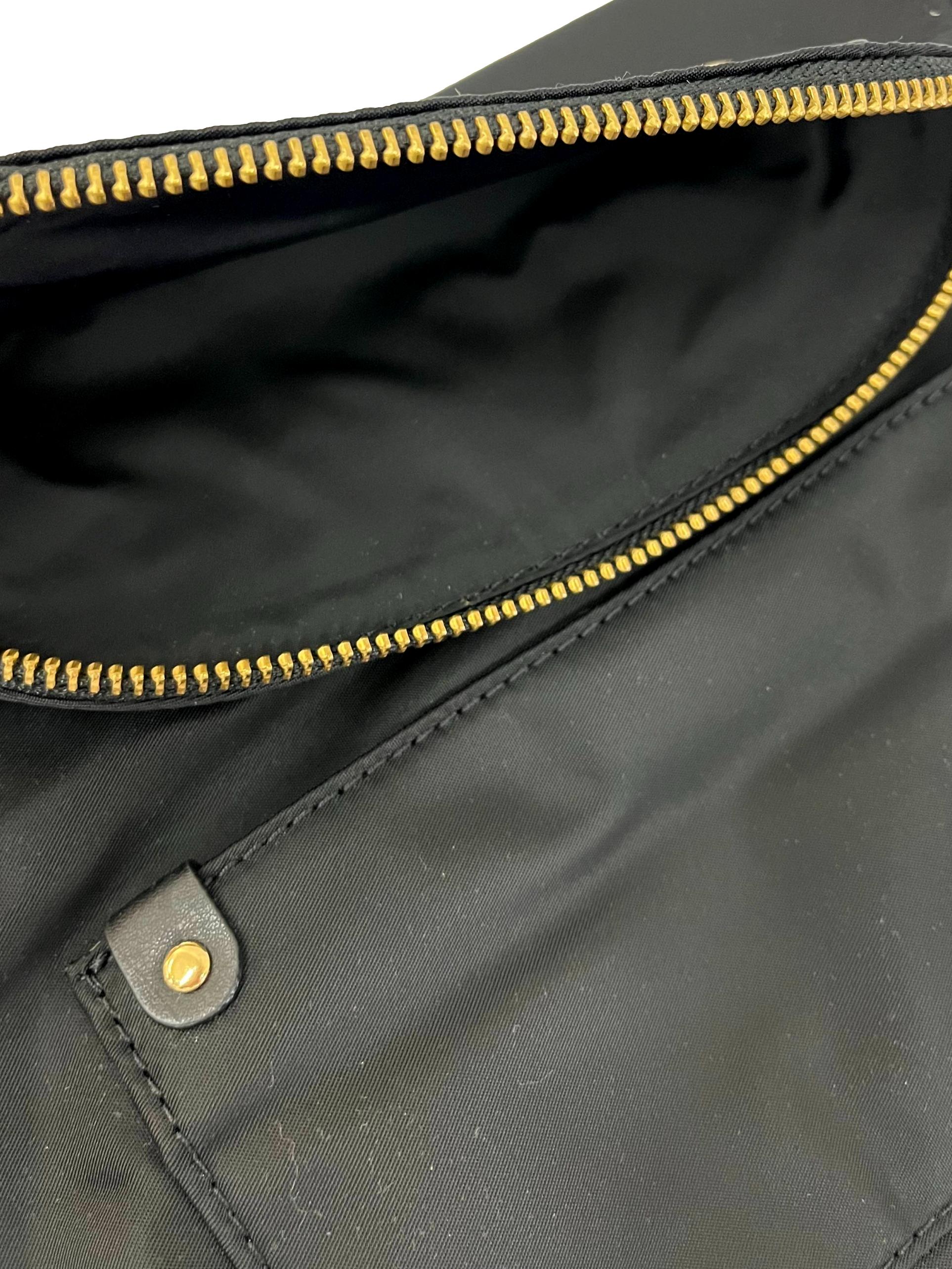 Black Nylon Preppy Nylon Mini Natasha Crossbody Bag CSN